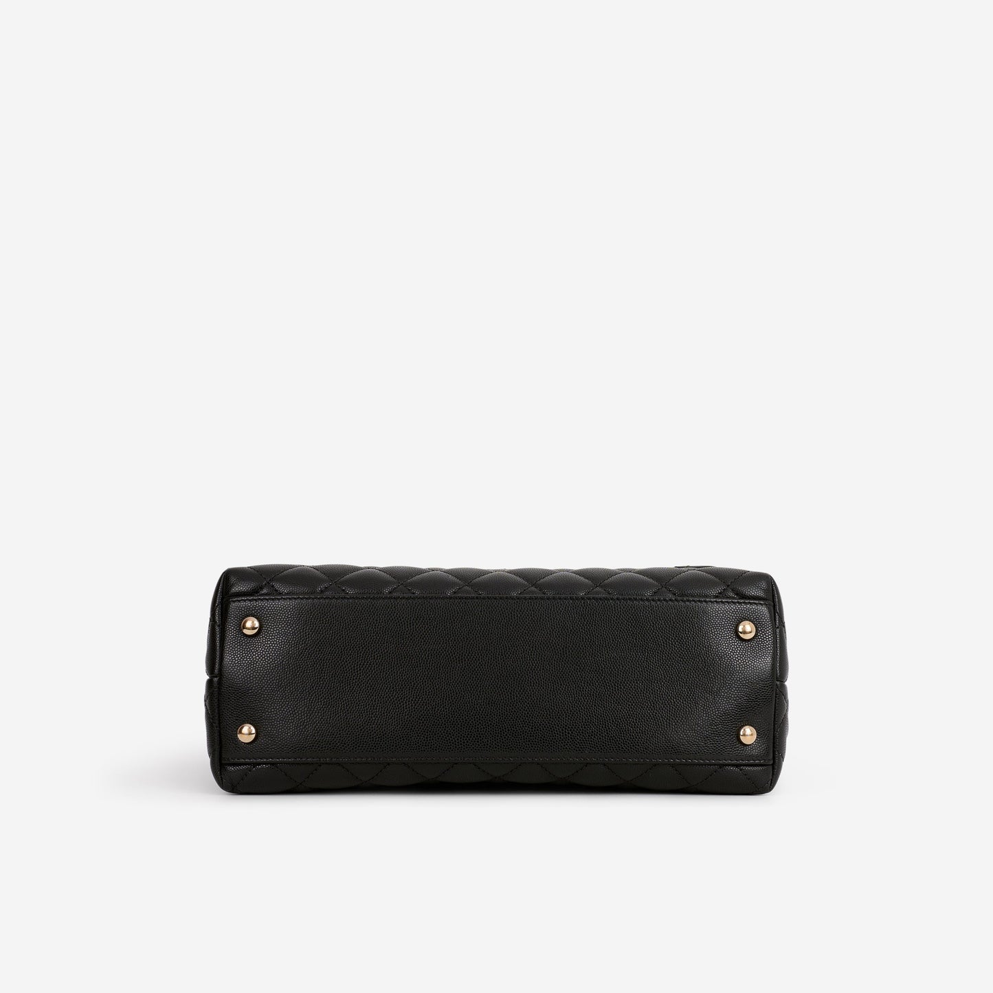 Chanel Medium Coco Handle - Black Caviar | Champagne Gold Hardware