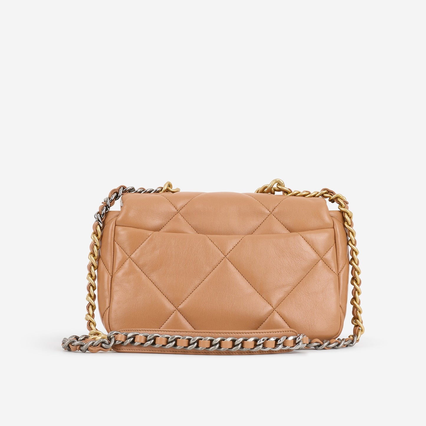 Chanel Small 19 Flap - Caramel Lambskin | Gold Hardware