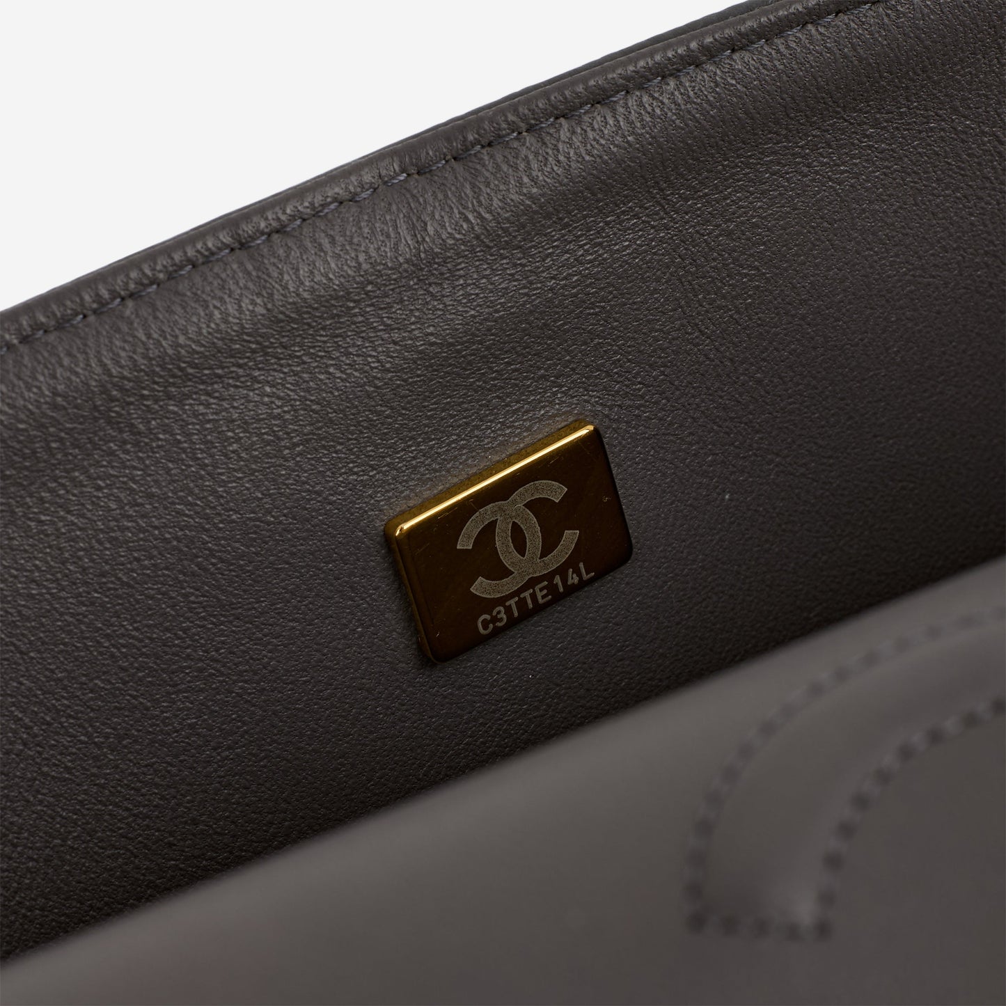 Chanel Small Classic Flap - Dark Grey Caviar | Champagne Gold Hardware