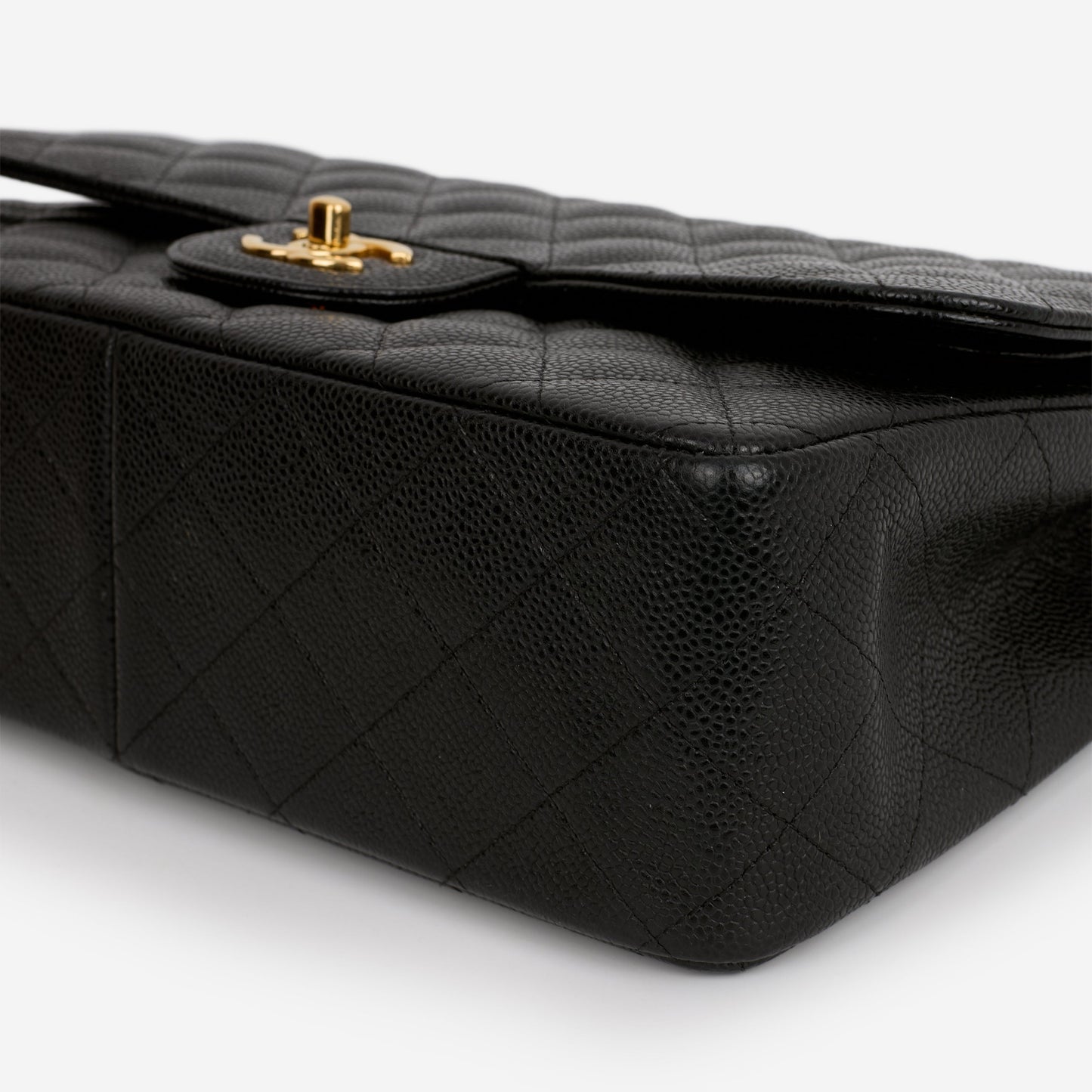 Chanel Jumbo Classic Double Flap - Black Caviar | Gold Hardware