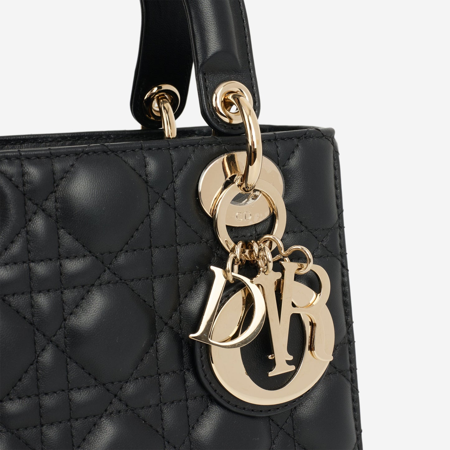 Christian Dior Small ABCDior - Black Lambskin | Champagne Gold Hardware