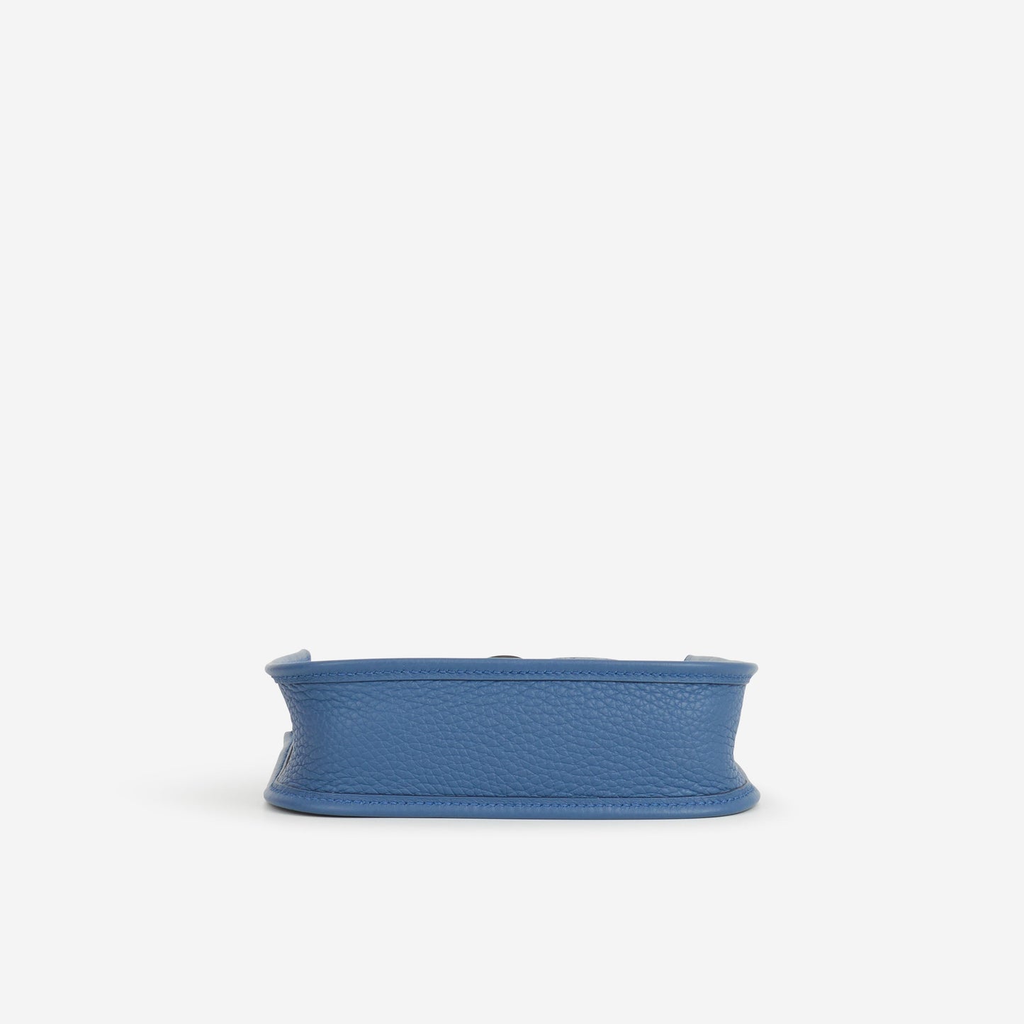 Hermès Mini Evelyne 16 - Bleu Tie Clemence / Contrasting Strap | Palladium Hardware