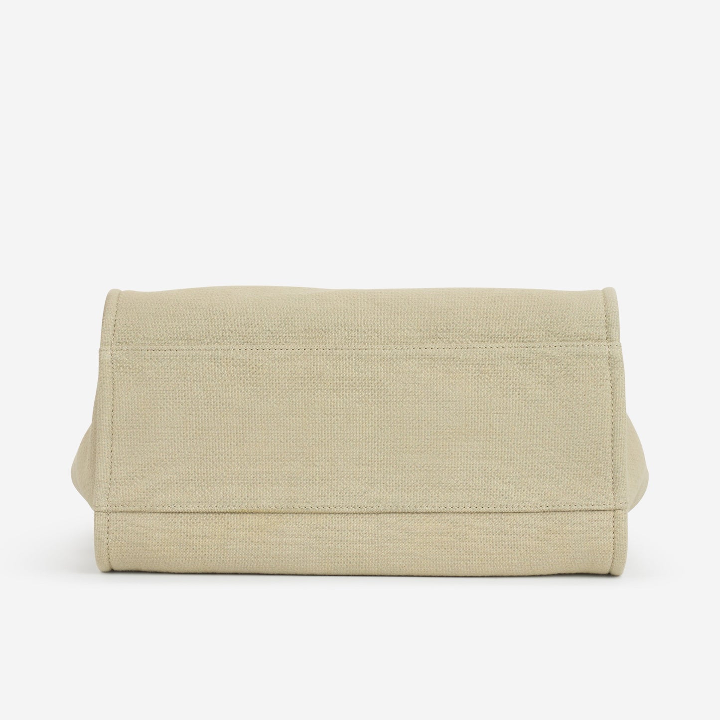 Chanel Deauville - Large Light Grey Fabric | Silver Hardware