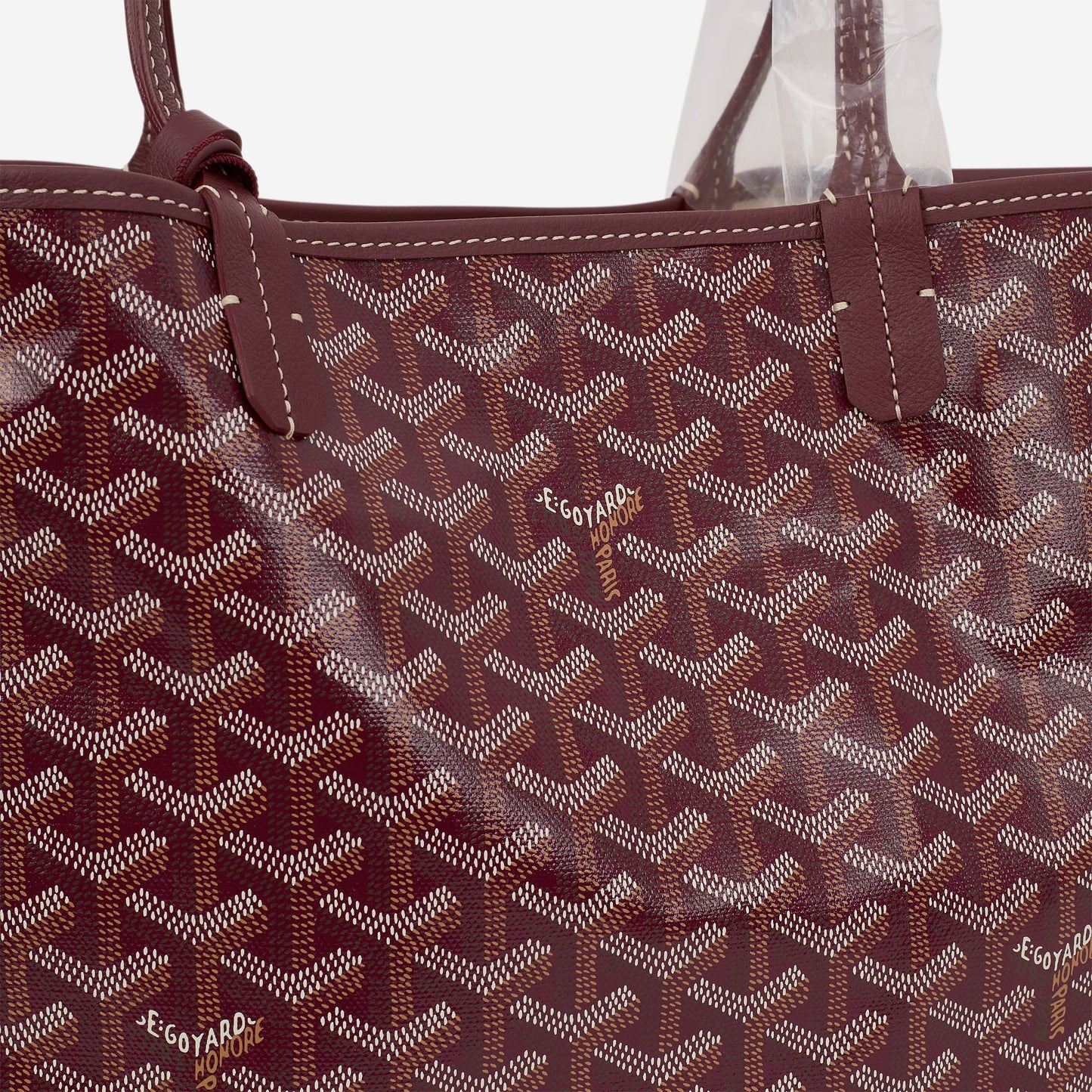 Goyard Saint Louis PM - Burdundy Goyardine Canvas | Palladium Hardware