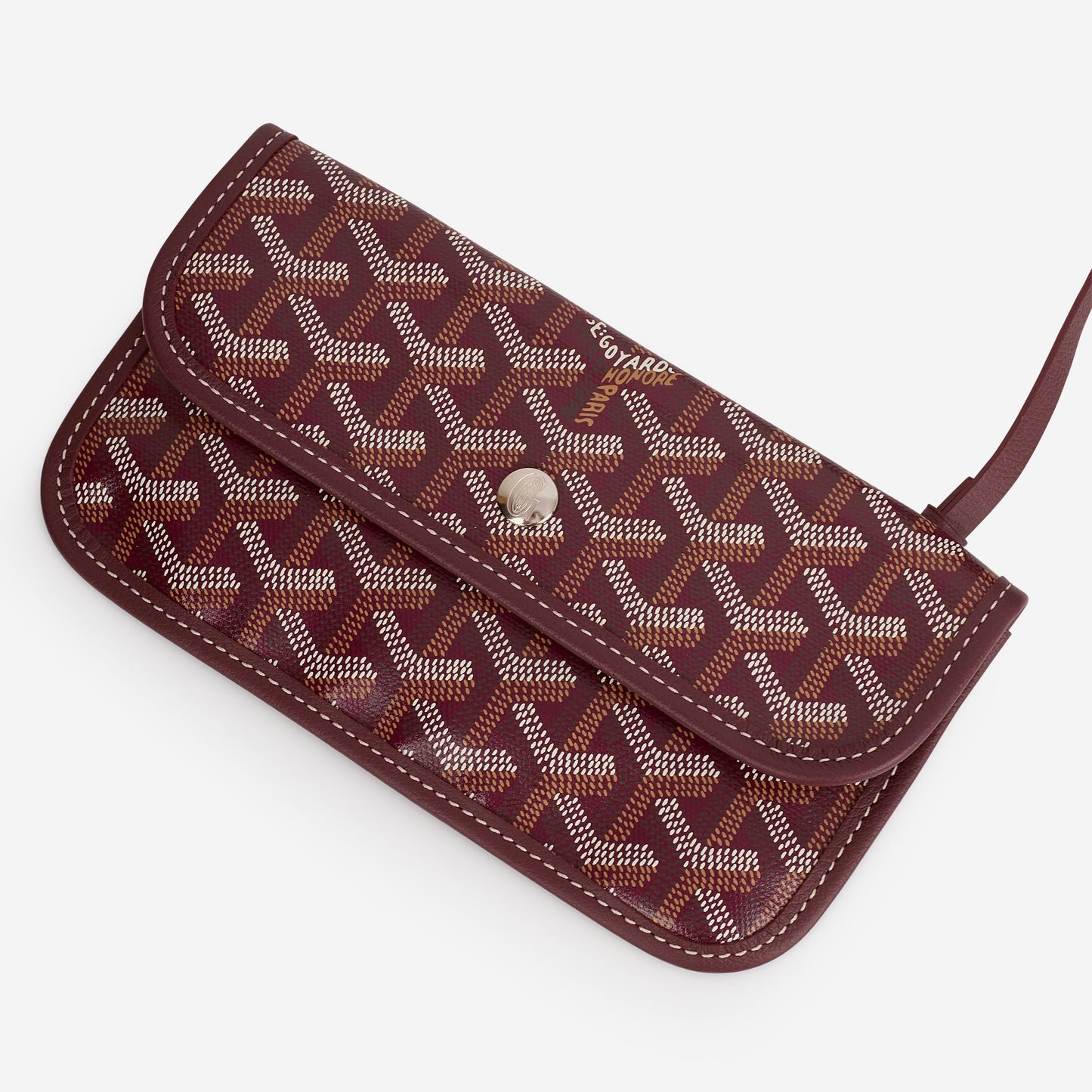 Goyard Saint Louis PM - Burdundy Goyardine Canvas | Palladium Hardware