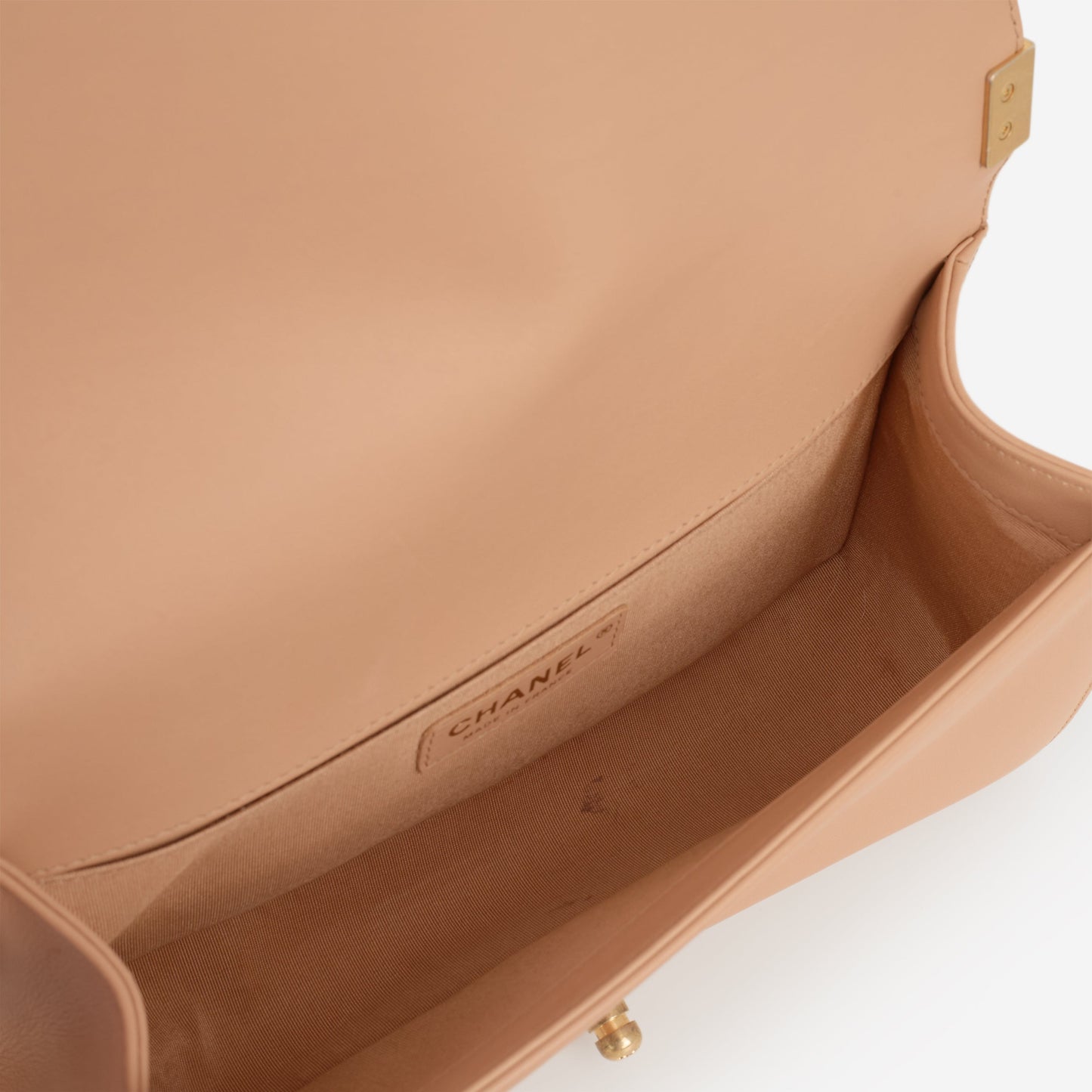 Chanel Medium Boy Bag - Caramel Lambskin | Aged Gold Hardware