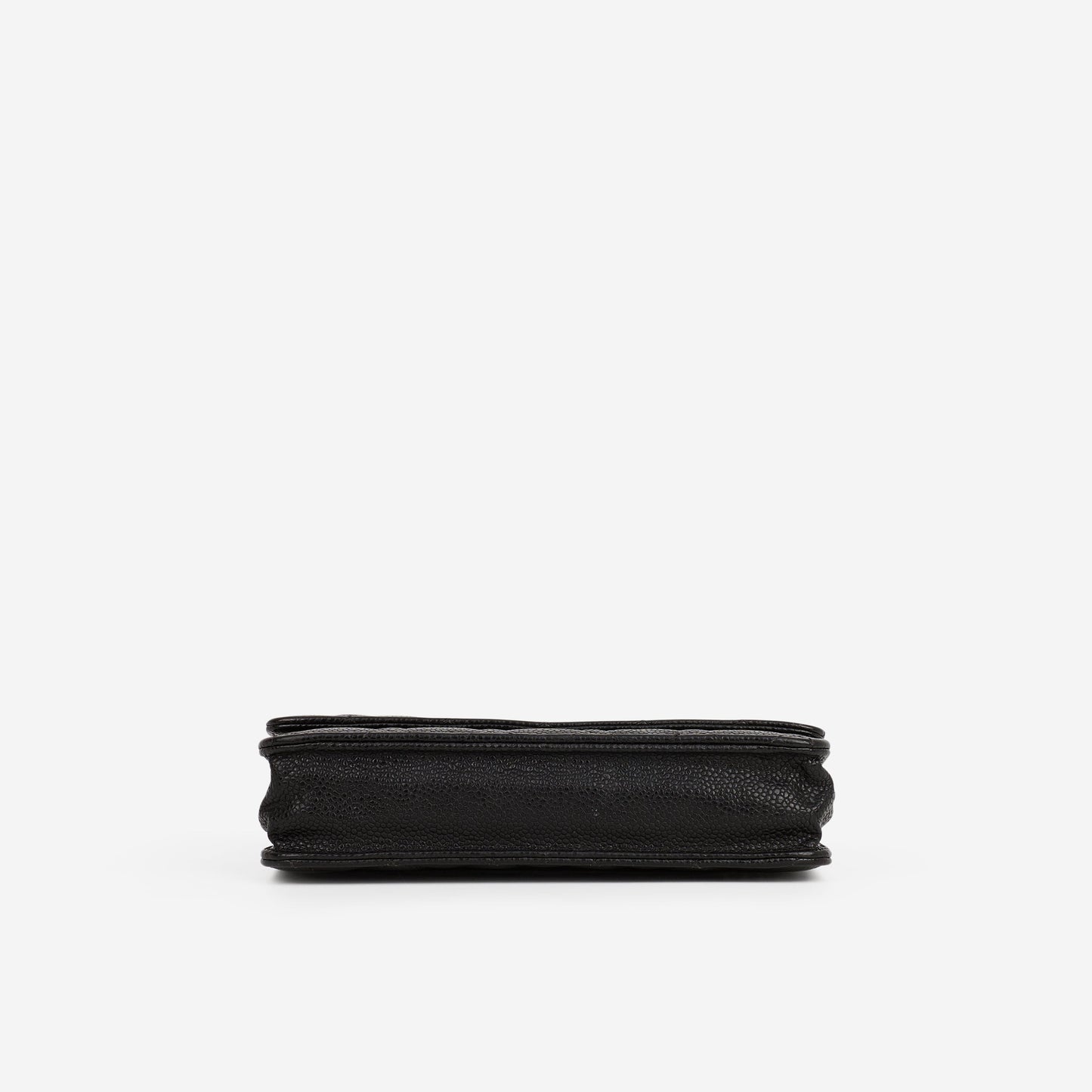 Chanel Classic Wallet on Chain - Black Caviar | Silver Hardware