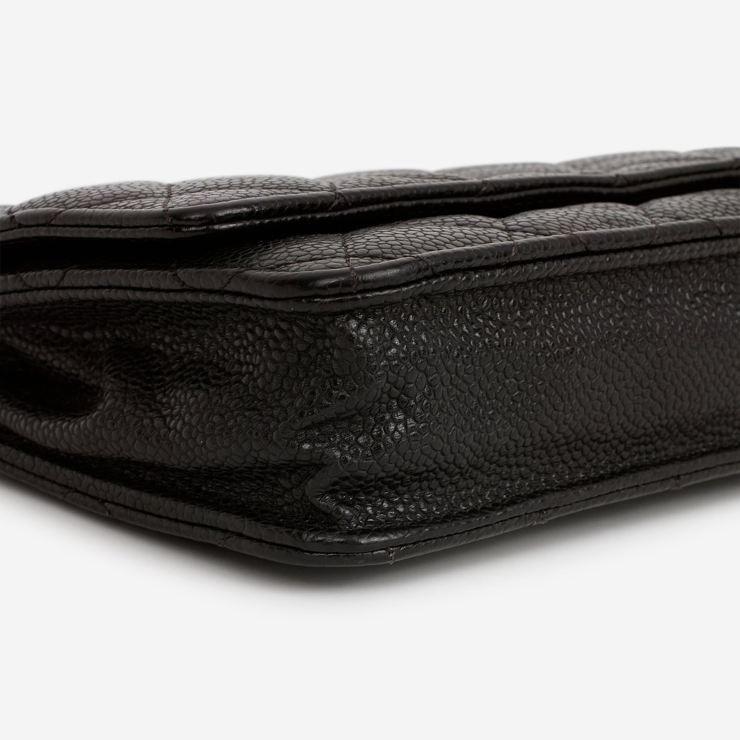 Chanel Classic Wallet on Chain - Black Caviar | Silver Hardware