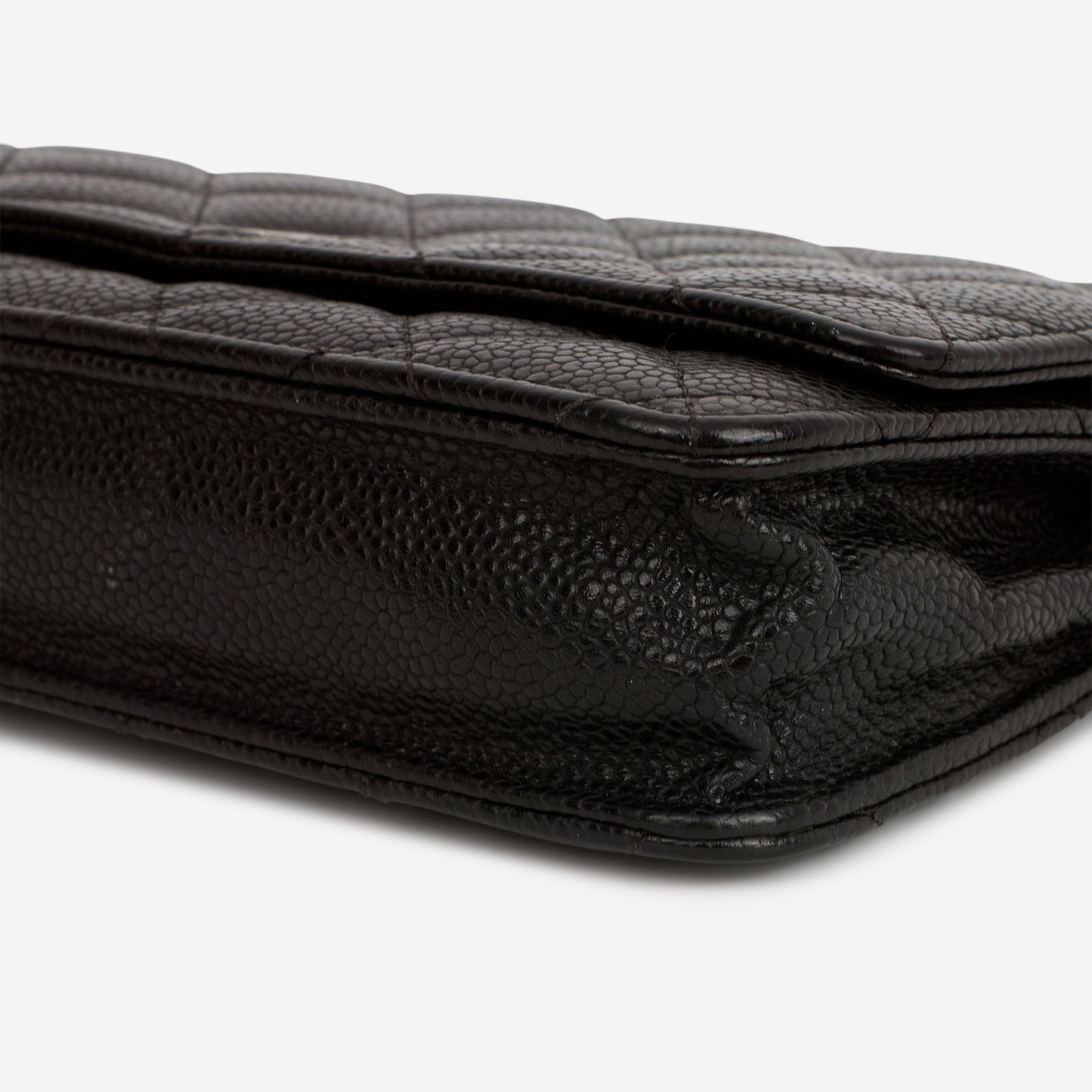 Chanel Classic Wallet on Chain - Black Caviar | Silver Hardware