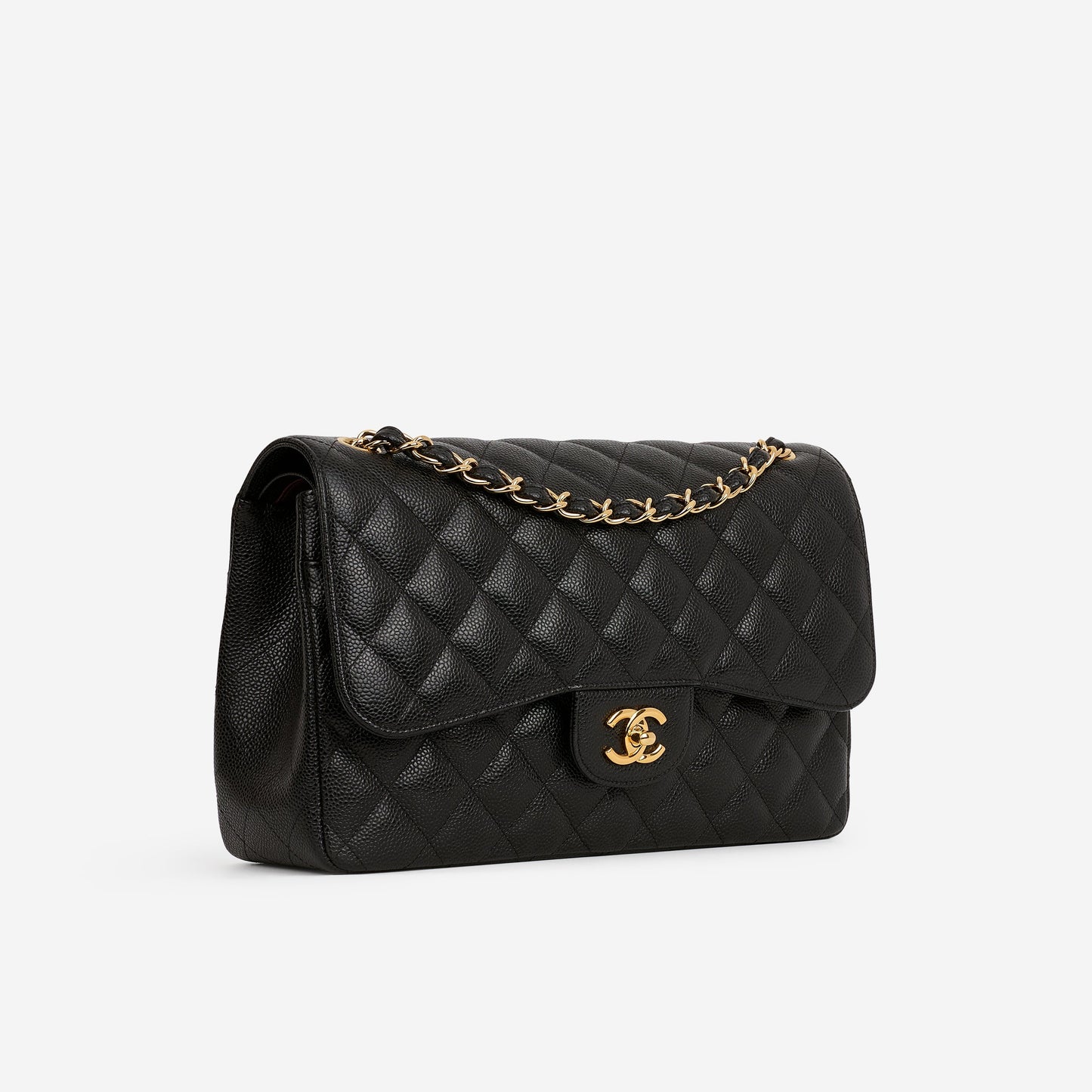 Chanel Jumbo Classic Flap - Black Caviar | Gold Hardware