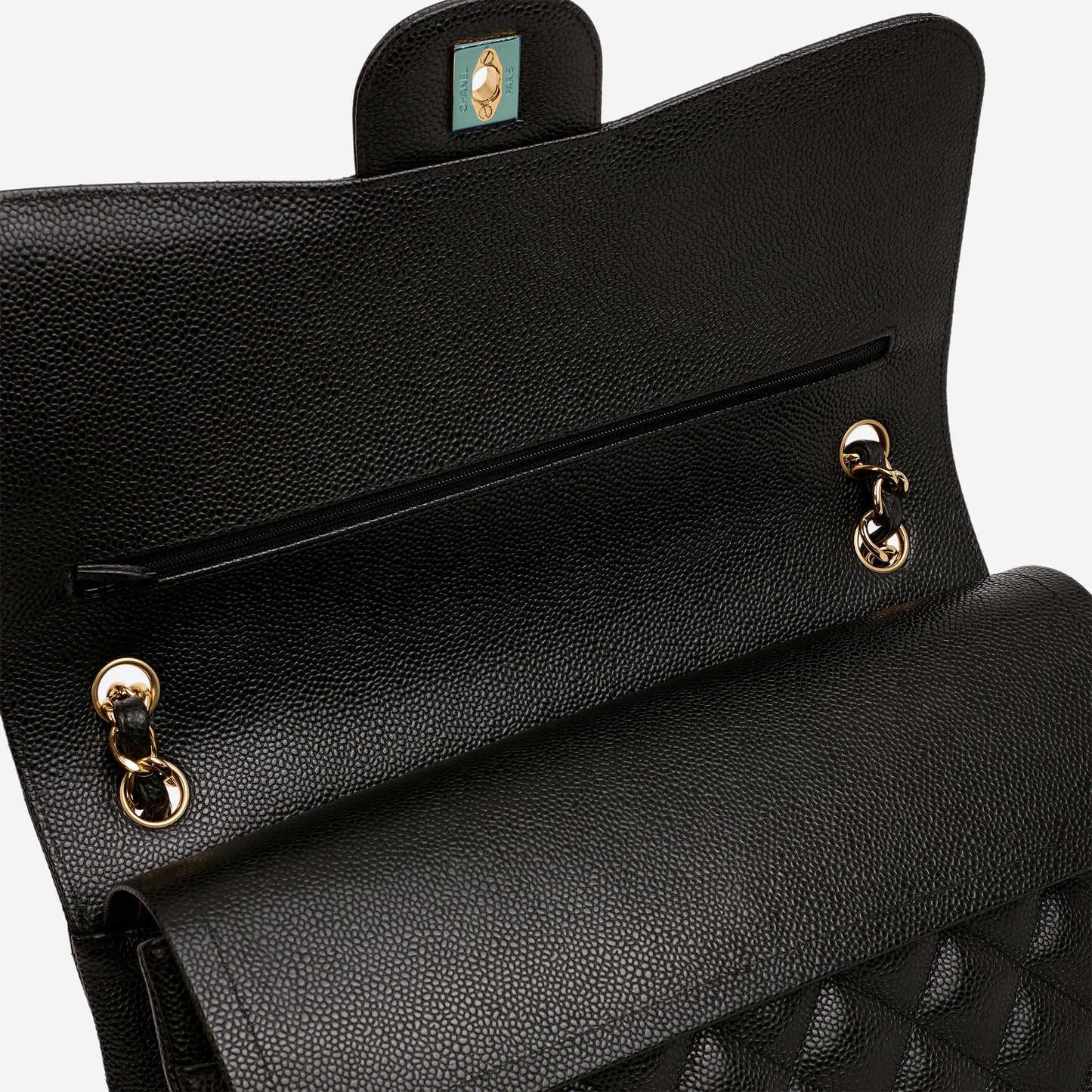 Chanel Jumbo Classic Flap - Black Caviar | Gold Hardware