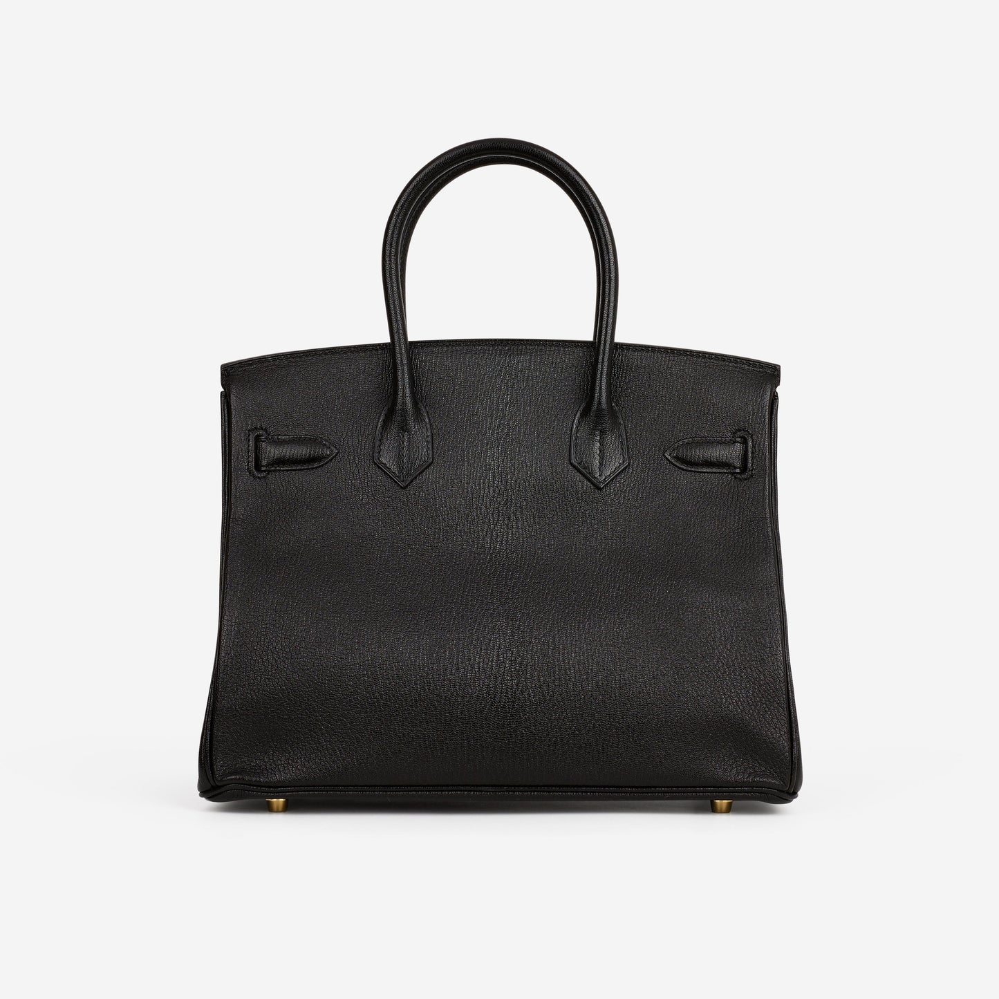Hermès HSS Birkin 30 - Black Chevre / Rouge Casaque Interior | Permabrass Hardware