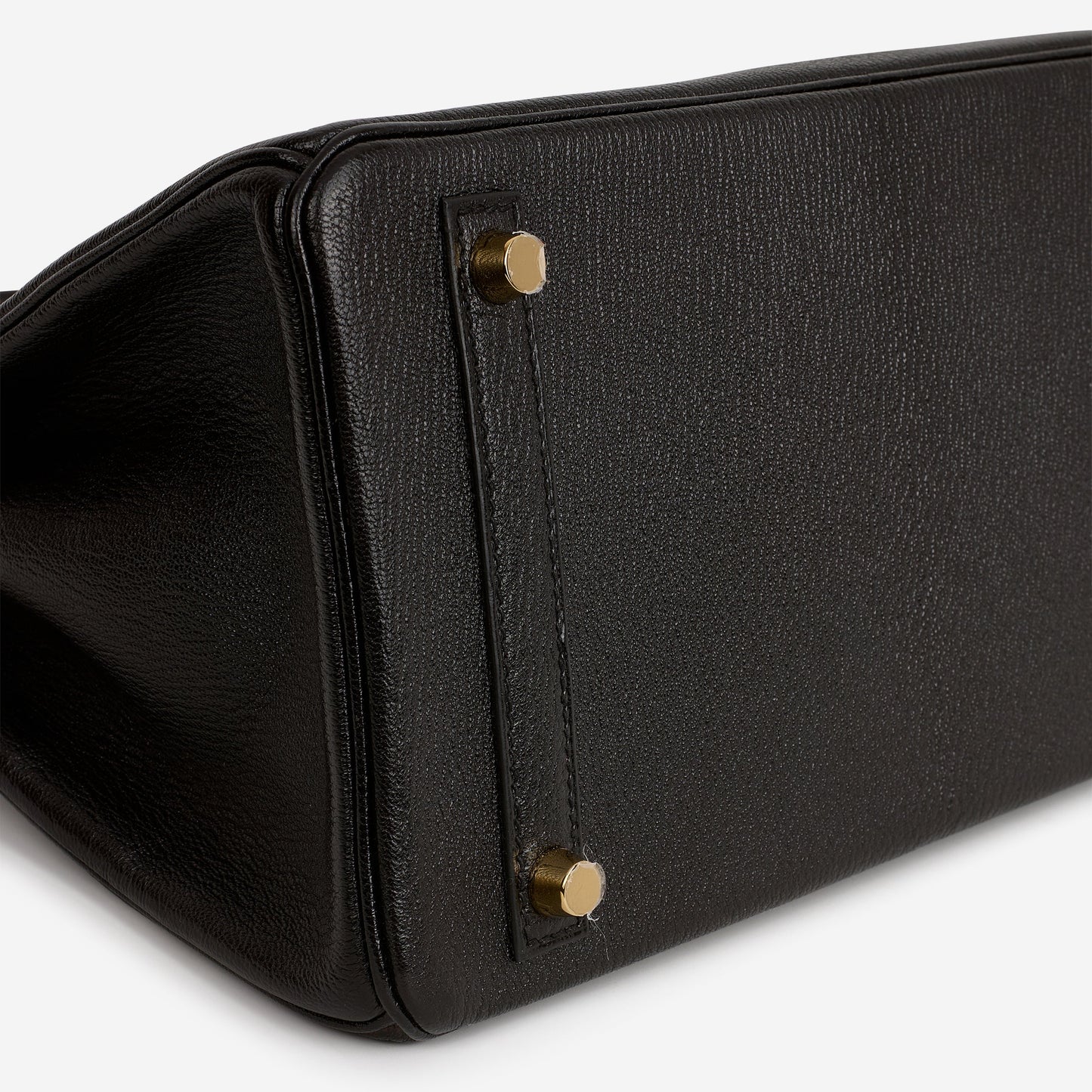 Hermès HSS Birkin 30 - Black Chevre / Rouge Casaque Interior | Permabrass Hardware