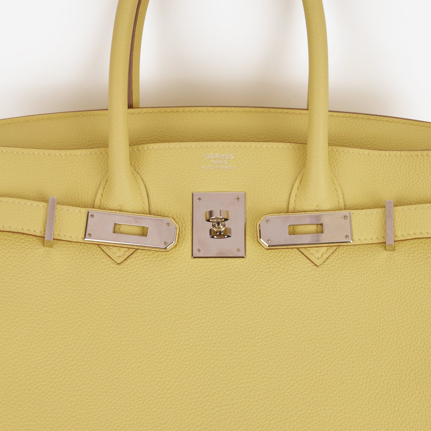 Hermès Birkin 30 - Jaune Poussin Togo | Palladium Hardware