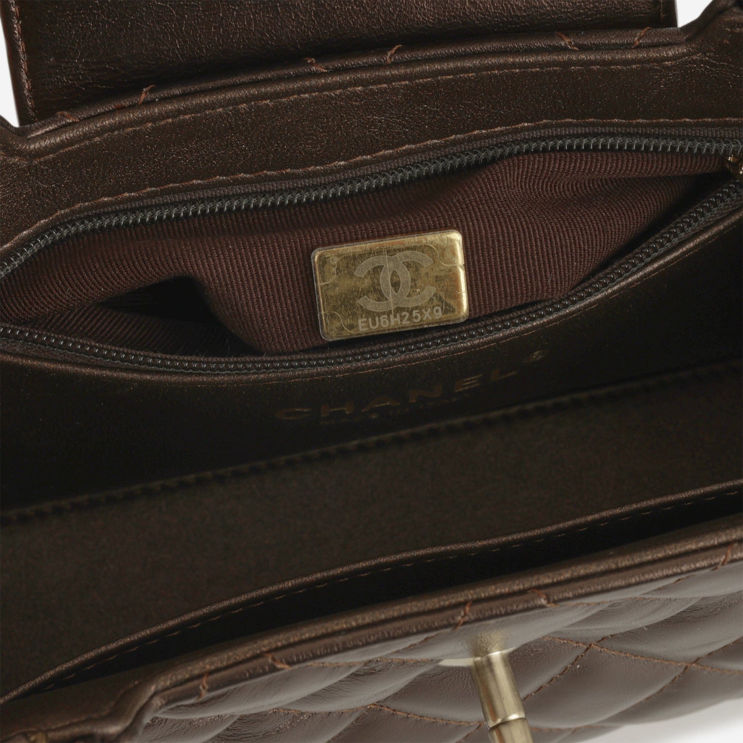 Chanel 24/25 Métiers d’Art Small Kelly Re-Edition - Metallic Brown Lambskin | Champagne Gold Hardware