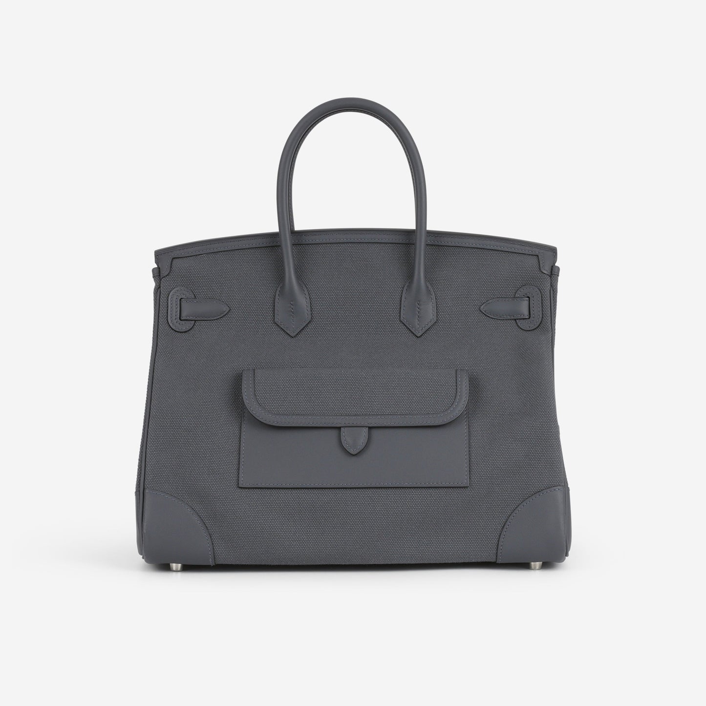 Hermès Birkin 35 Cargo - Ardoise Toile Goeland / Swift | Palladium Hardware