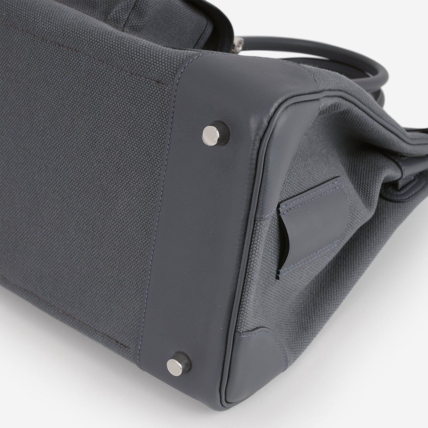 Hermès Birkin 35 Cargo - Ardoise Toile Goeland / Swift | Palladium Hardware