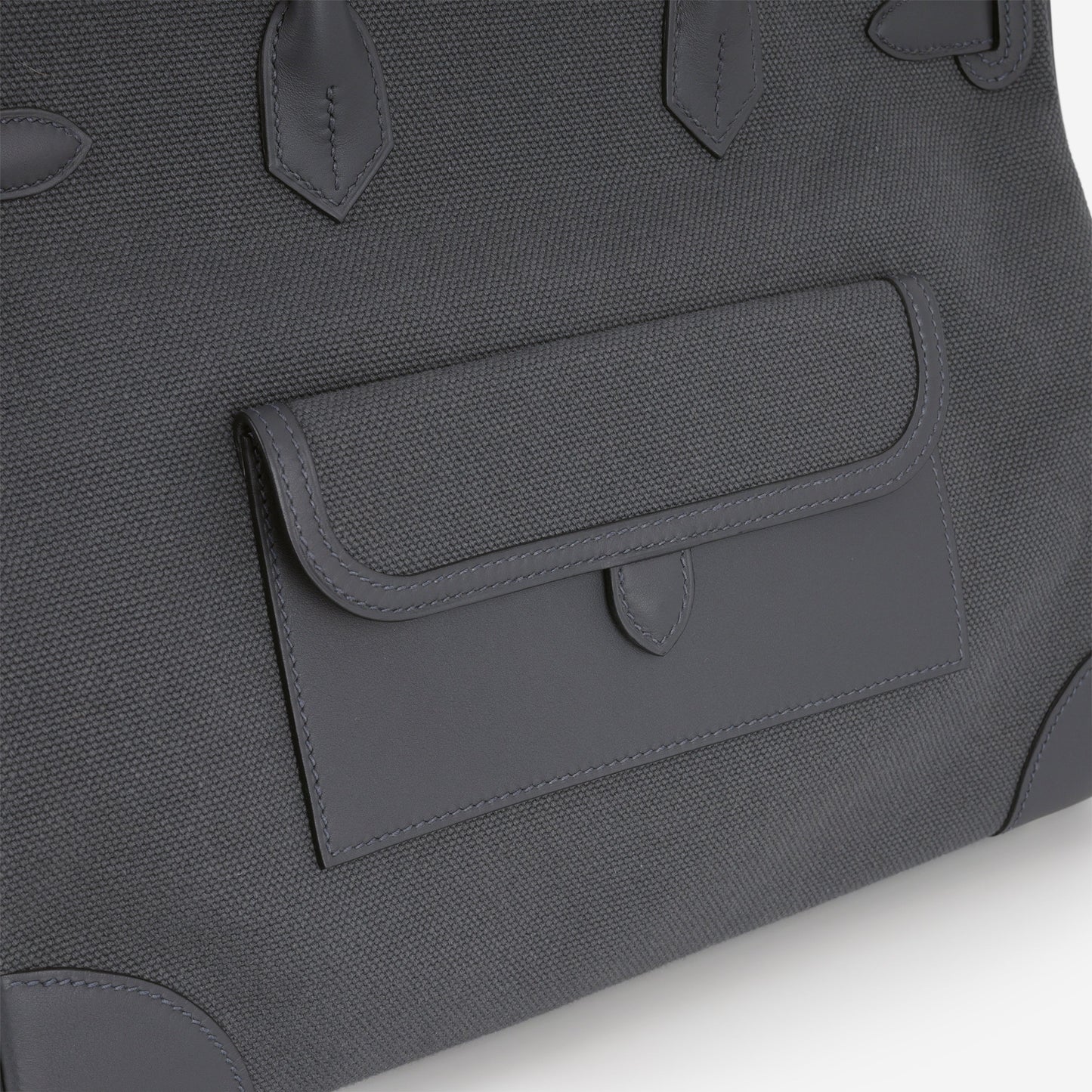 Hermès Birkin 35 Cargo - Ardoise Toile Goeland / Swift | Palladium Hardware