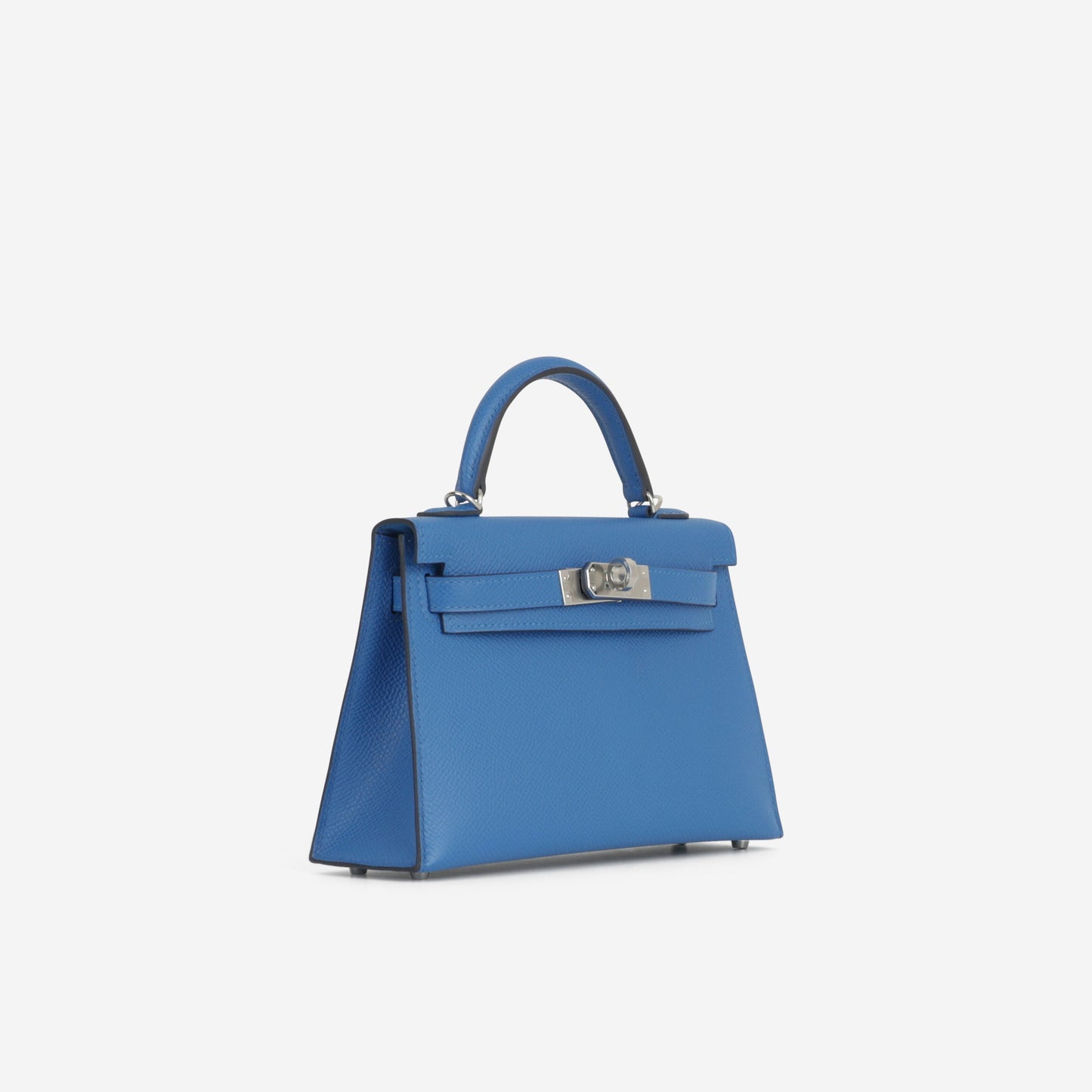 Hermés Mini Kelly - Bleu Zellige Epsom | Palladium Hardware
