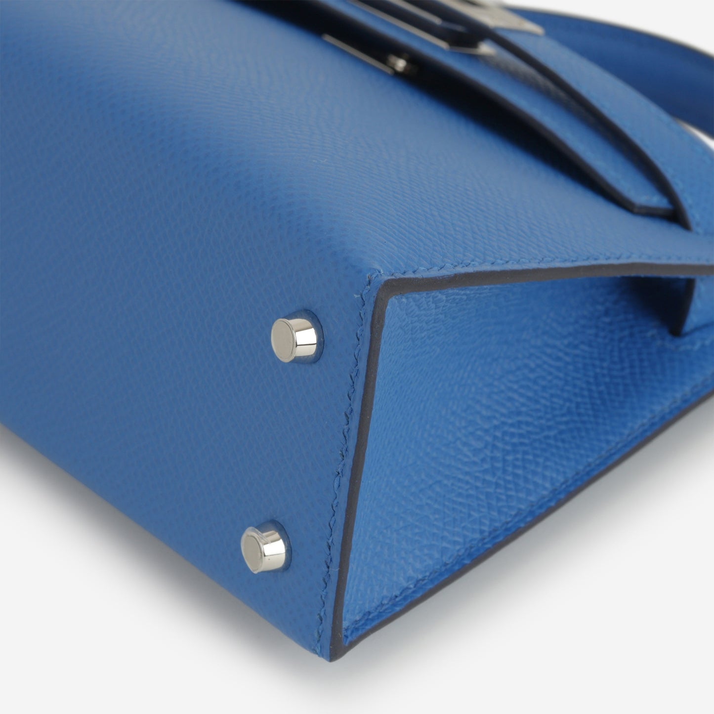 Hermés Mini Kelly - Bleu Zellige Epsom | Palladium Hardware