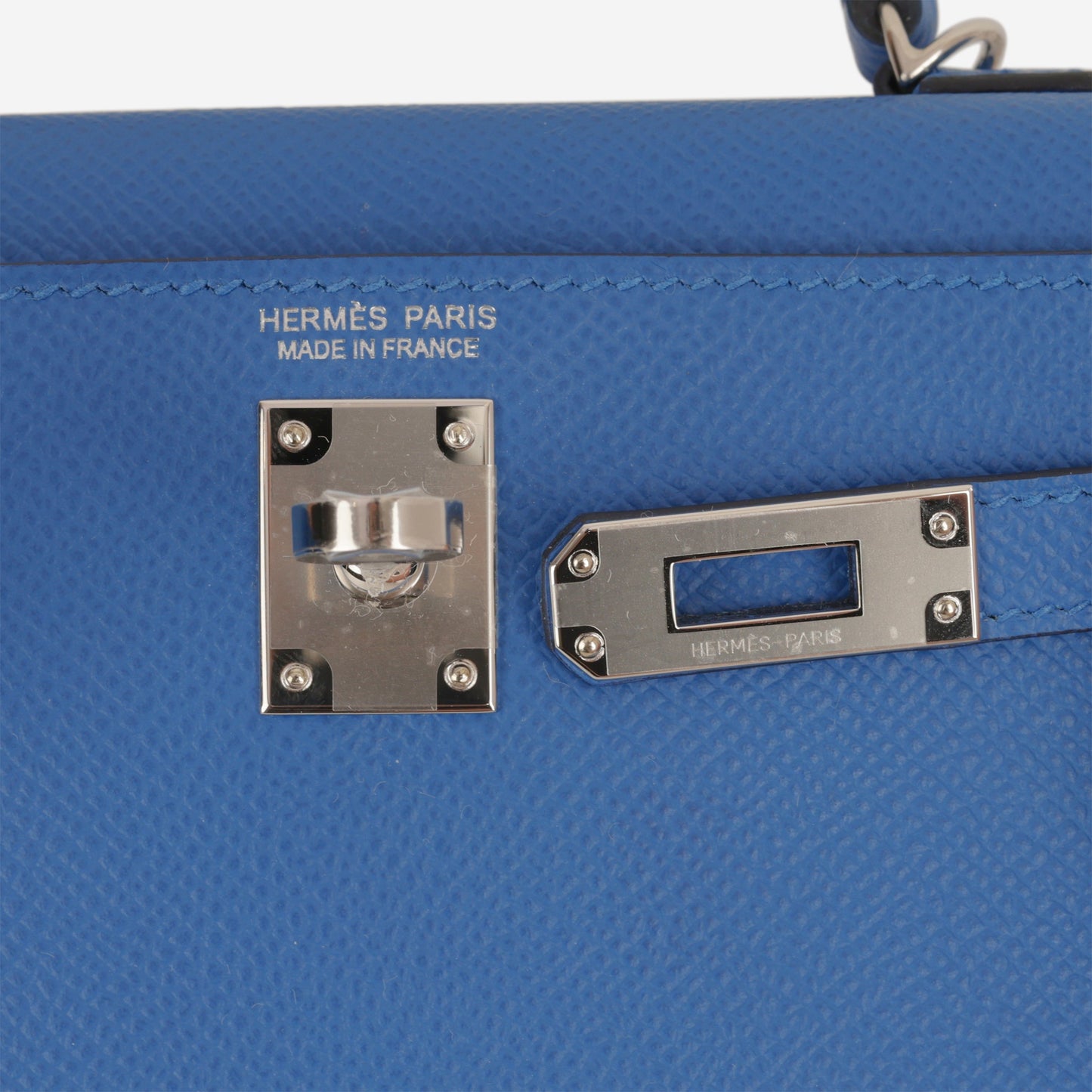 Hermés Mini Kelly - Bleu Zellige Epsom | Palladium Hardware