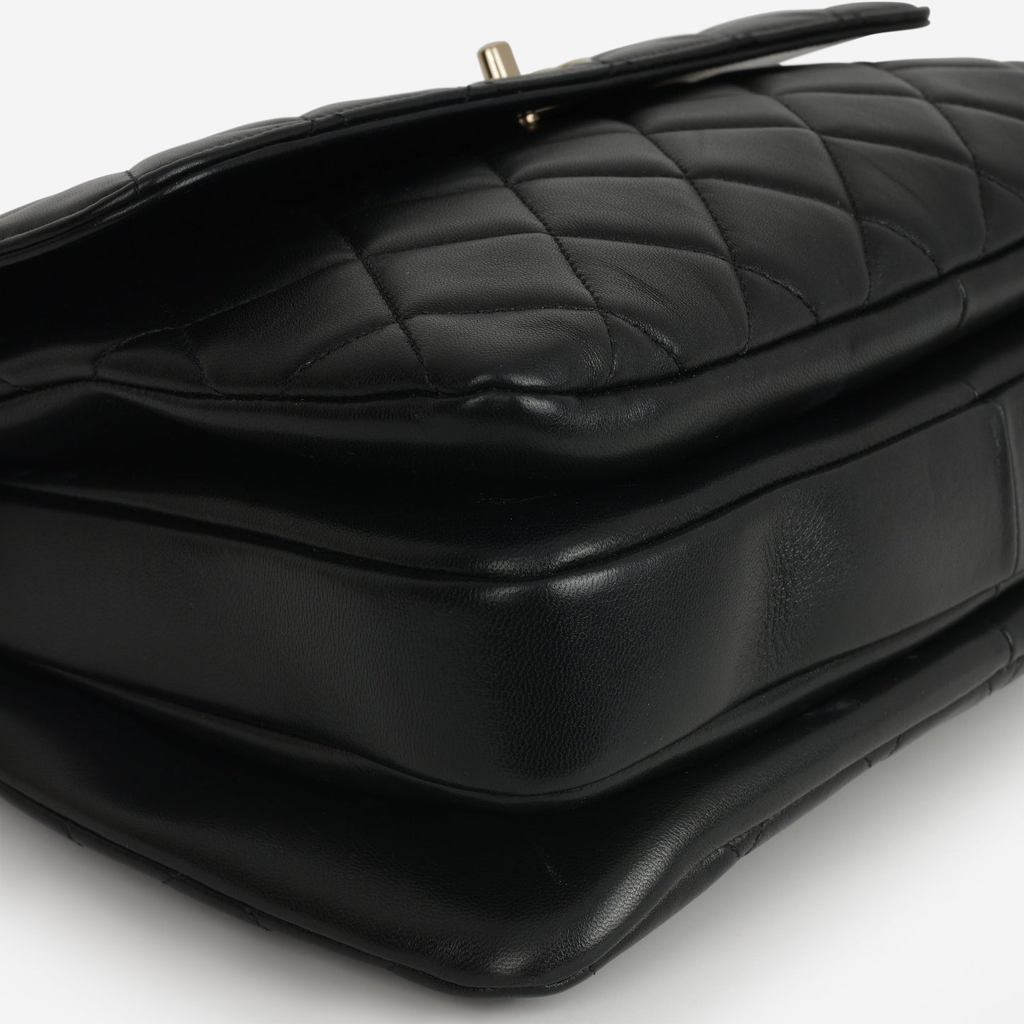 Chanel Medium Trendy CC Flap Bag - Black Lambskin | Champagne Gold Hardware