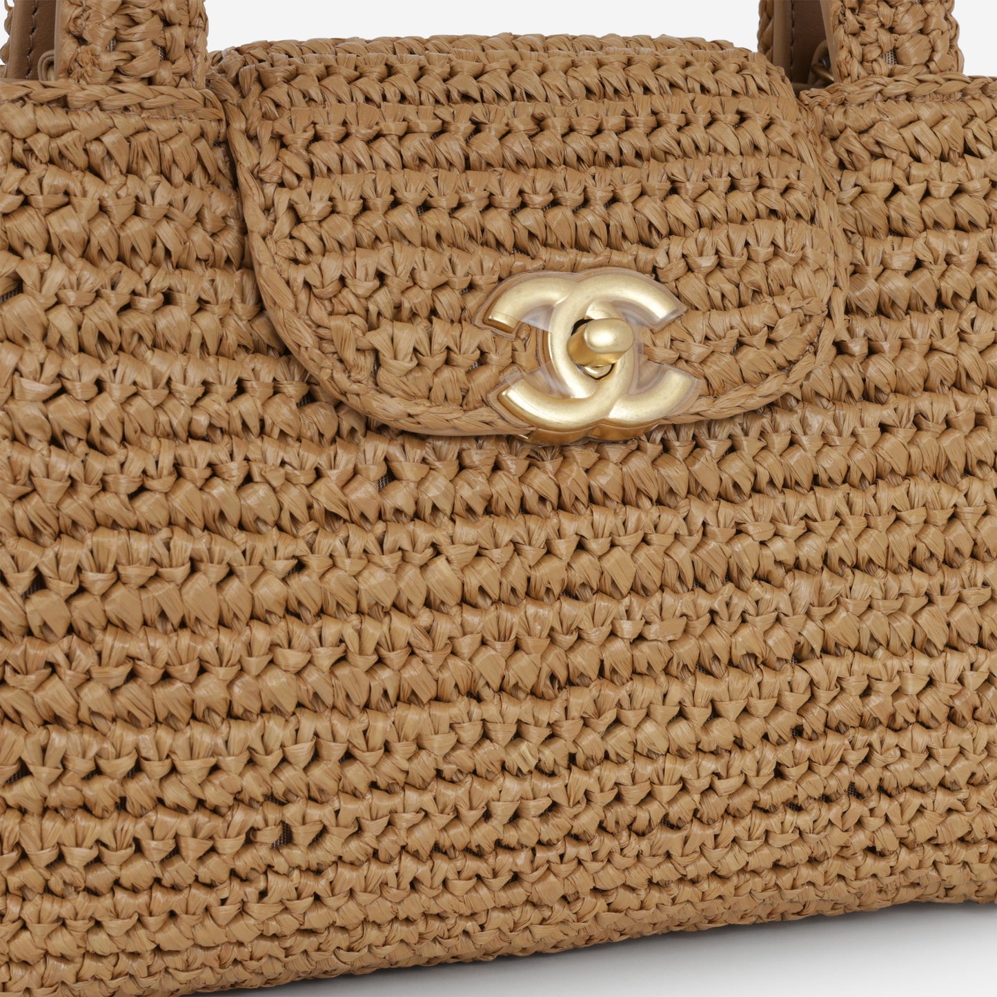 Chanel Small Kelly Re-Edition - Braided Raffia | Gold Hardware