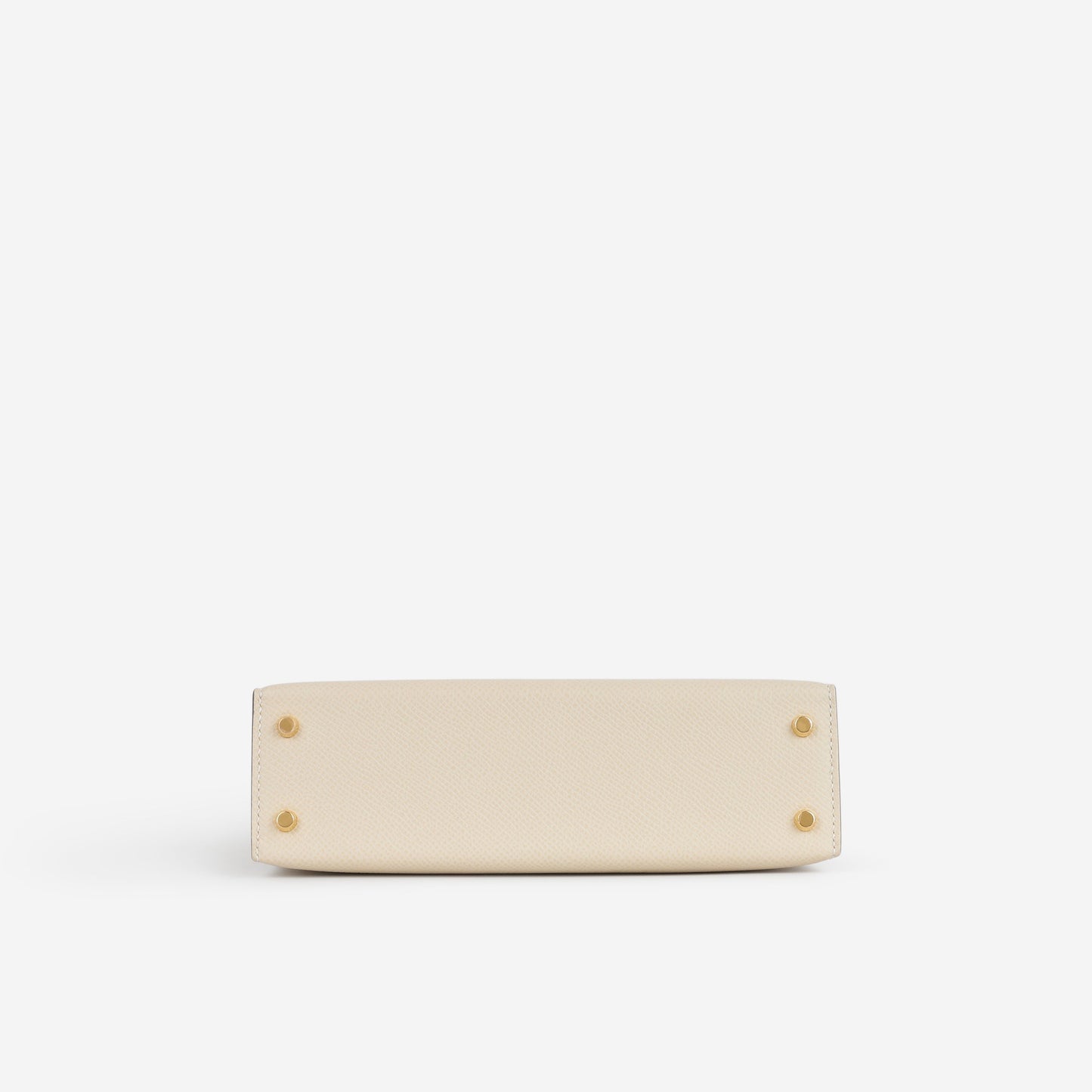Hermès HSS Mini Kelly - Craie Epsom / Gold Interior | Gold Hardware
