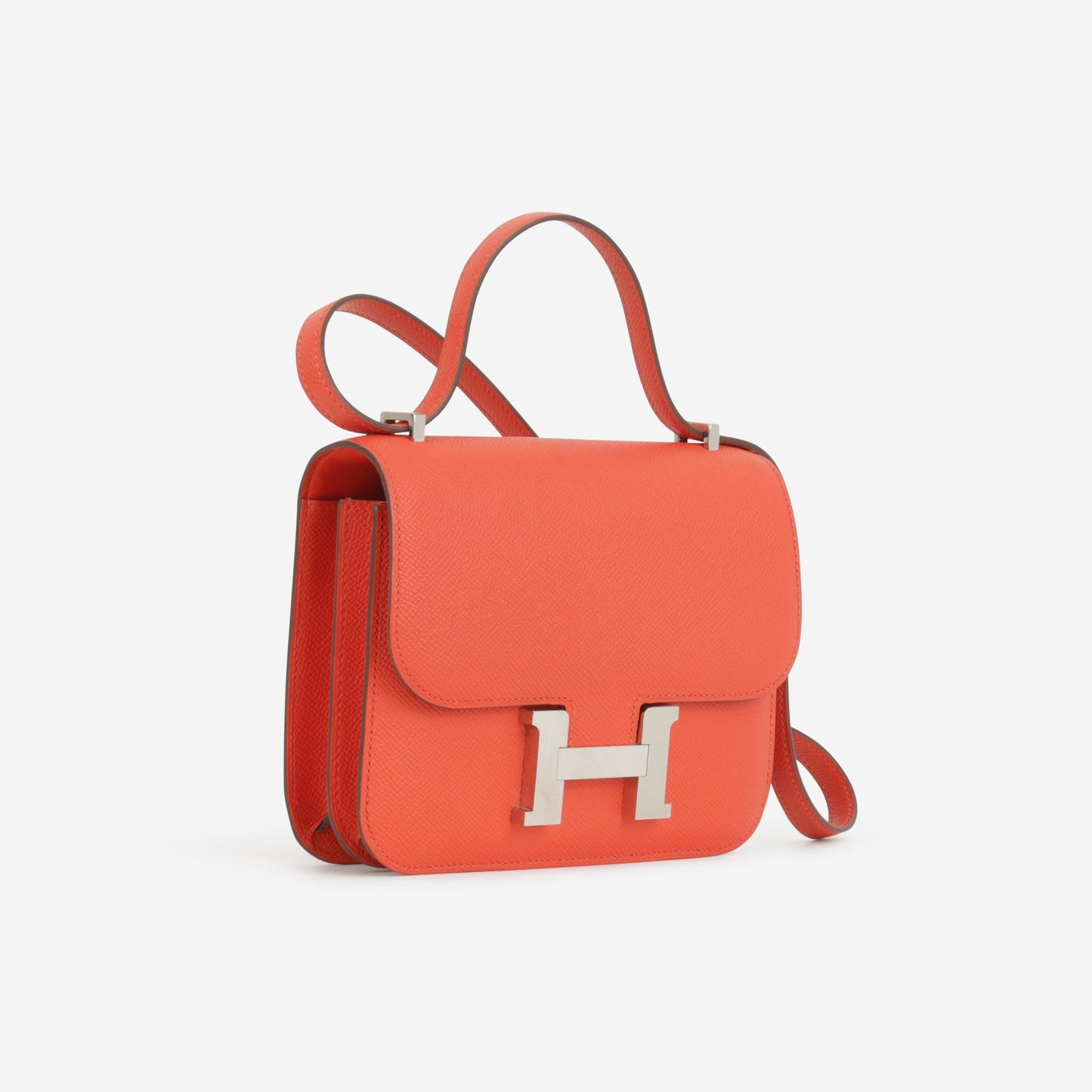 Hermès Constance 18 - Capucine Epsom | Palladium Hardware