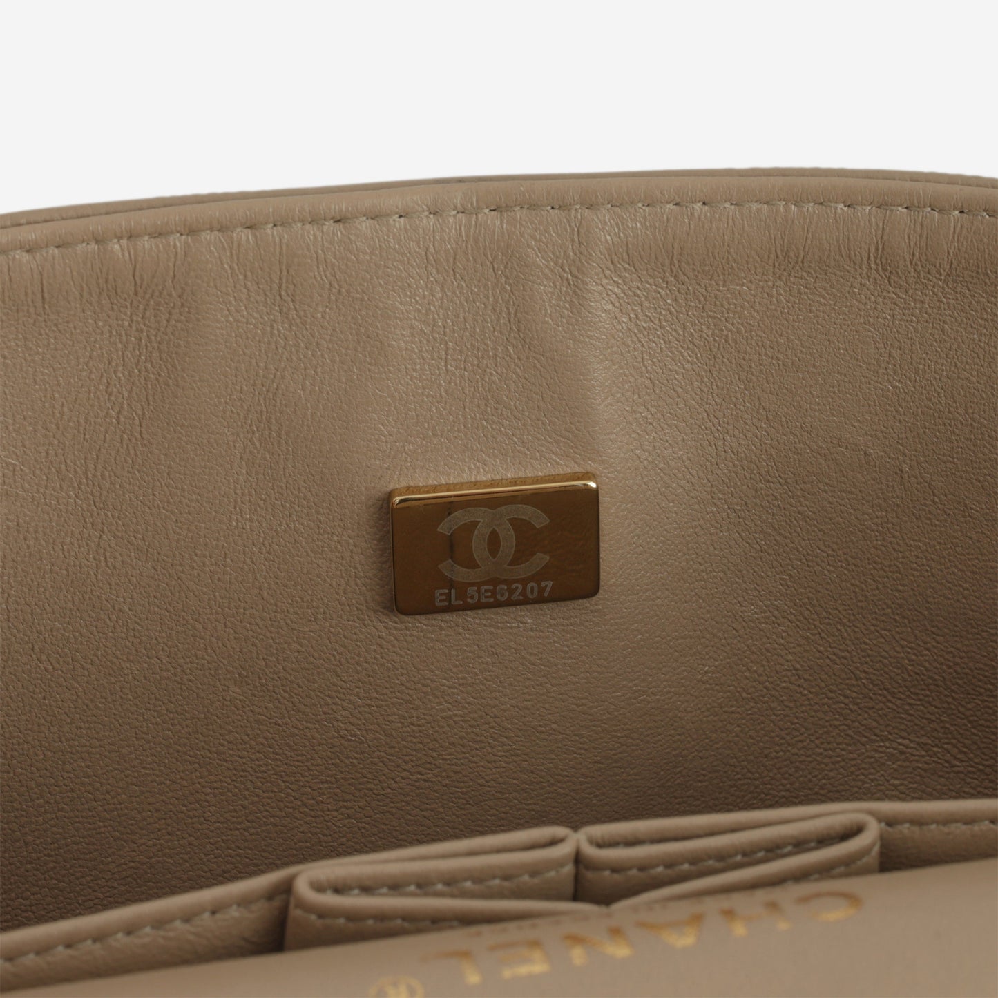 Chanel Small Classic Flap - Beige Caviar | Champagne Gold Hardware
