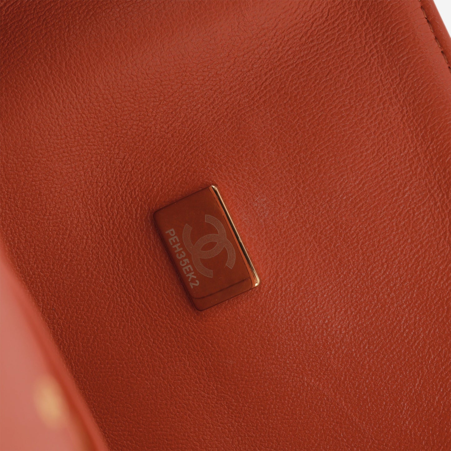 Chanel Jumbo Classic Flap - Brick Red Lambskin | Champagne Gold Hardware