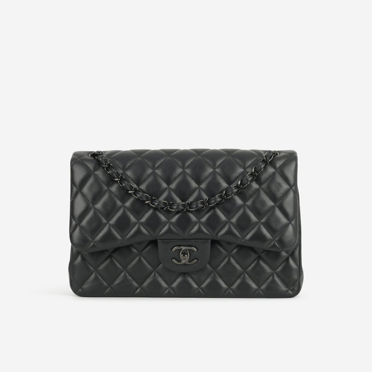 Chanel Jumbo Classic Flap - So Black Lambskin | Tonal Hardware