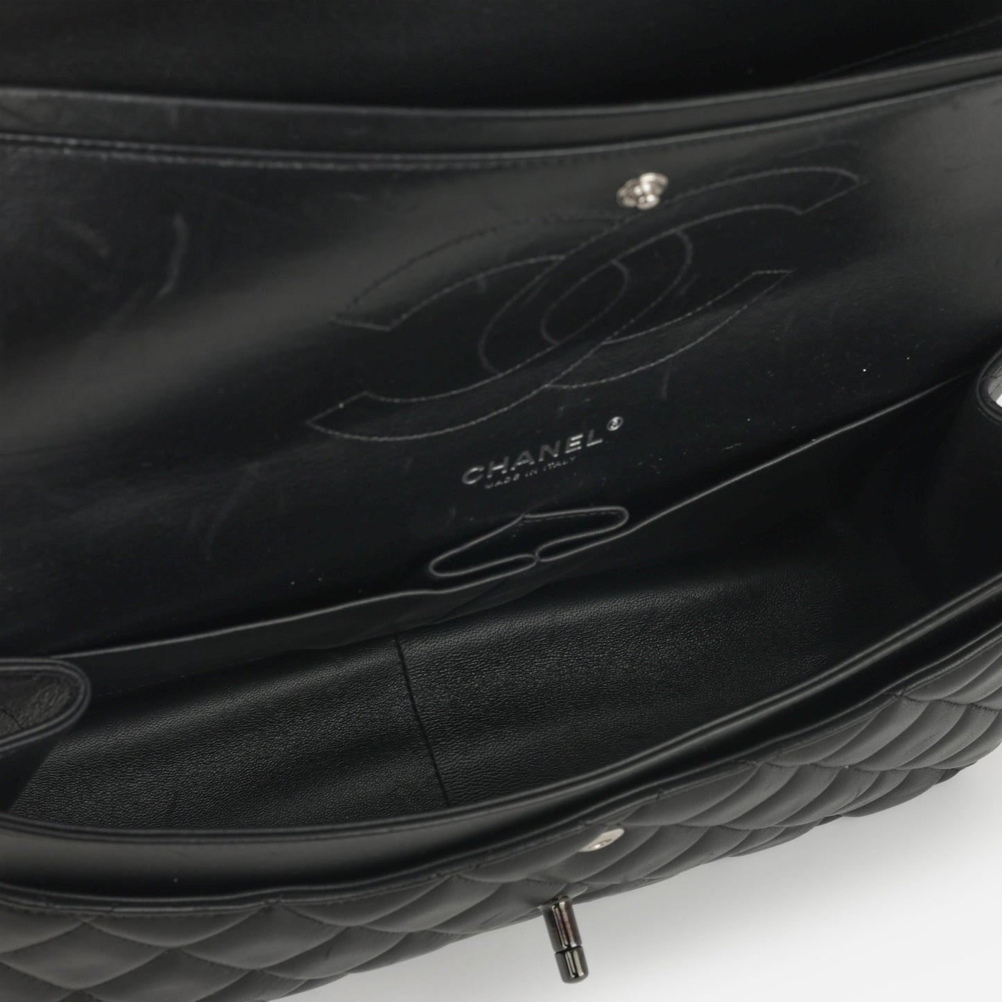 Chanel Jumbo Classic Flap - So Black Lambskin | Tonal Hardware