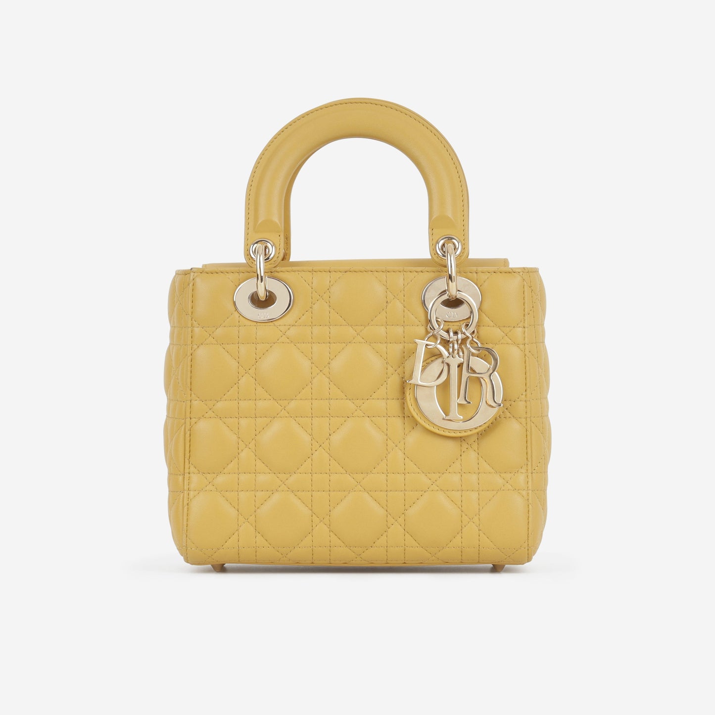 Dior Small ABCDior - Yellow Lambskin | Champagne Gold Hardware