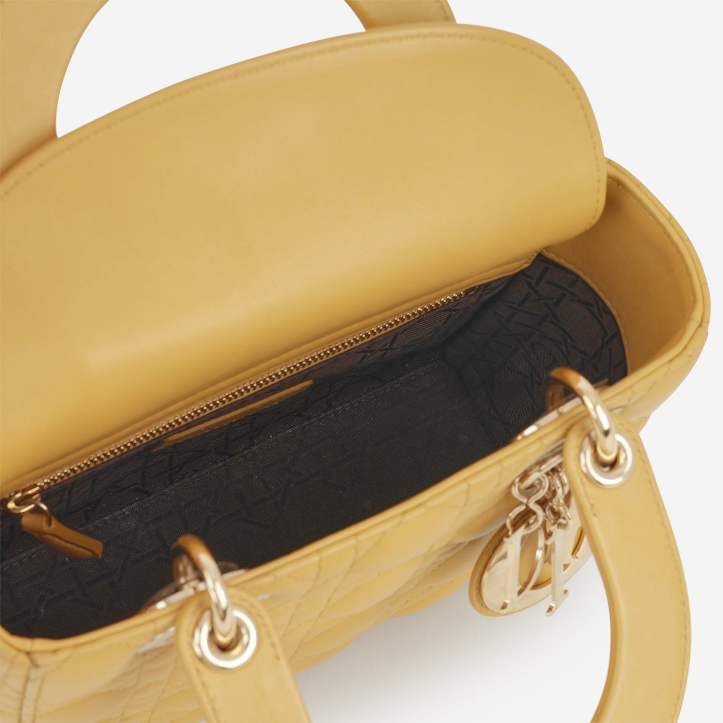 Dior Small ABCDior - Yellow Lambskin | Champagne Gold Hardware