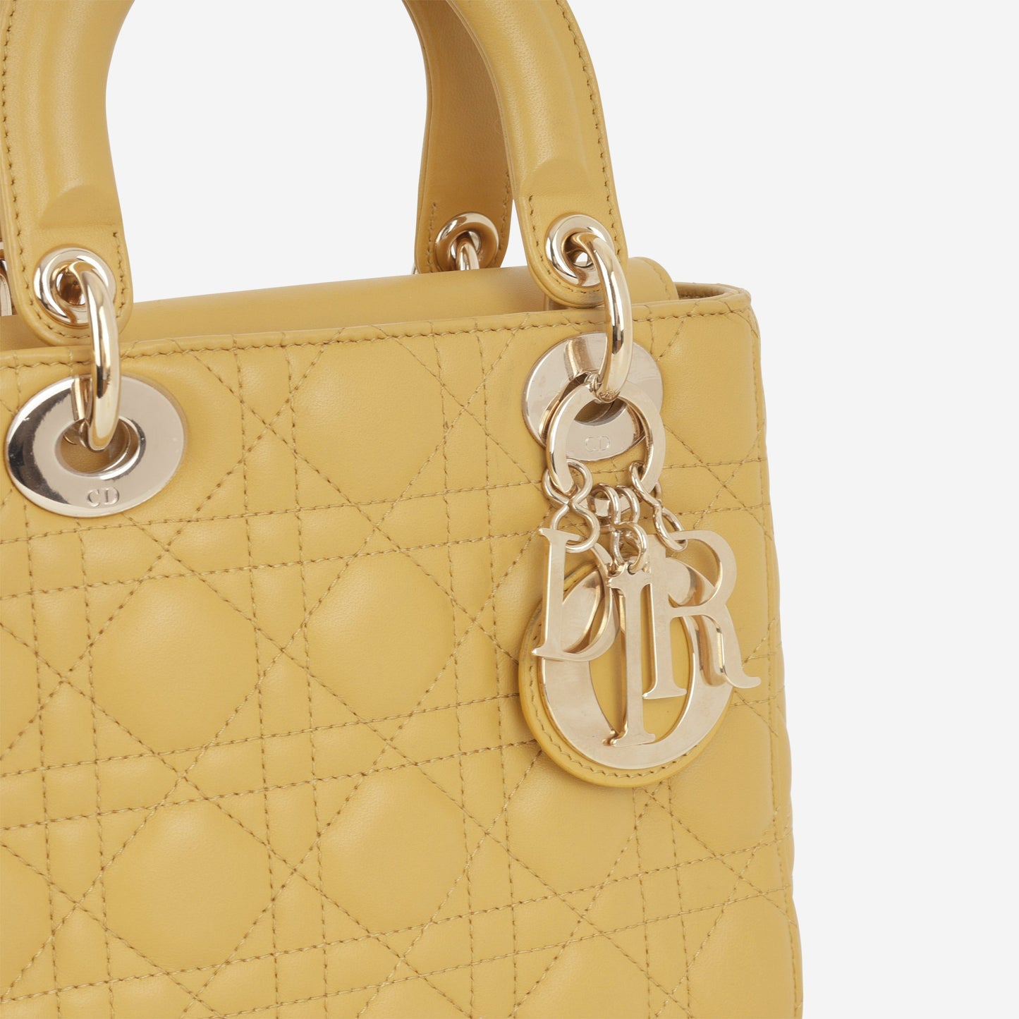 Dior Small ABCDior - Yellow Lambskin | Champagne Gold Hardware