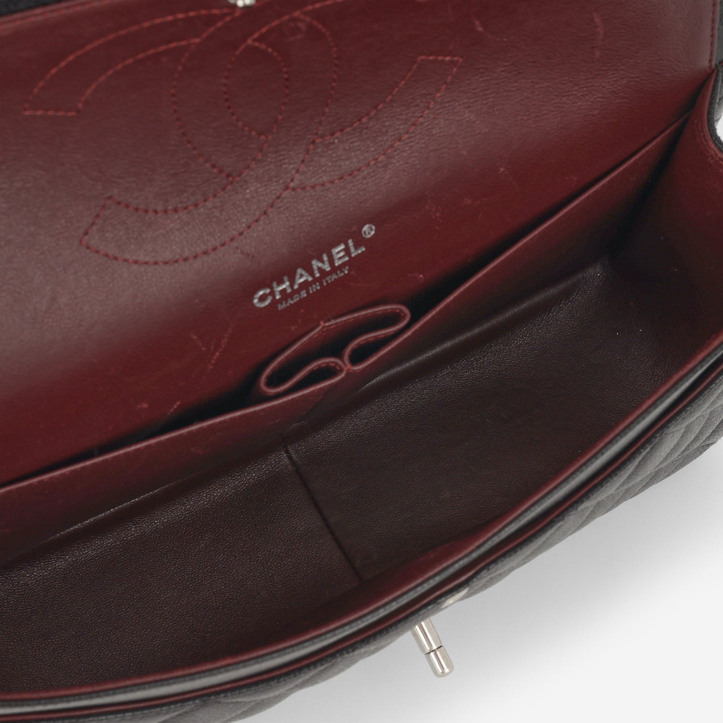 Chanel Jumbo Classic Flap - Black Caviar | Silver Hardware