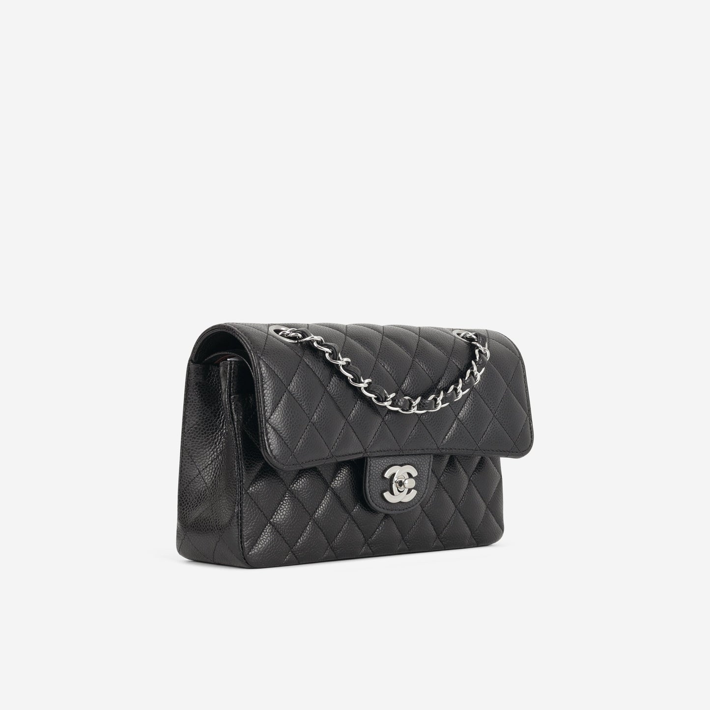Chanel Small Classic Flap - Black Caviar | Silver Hardware