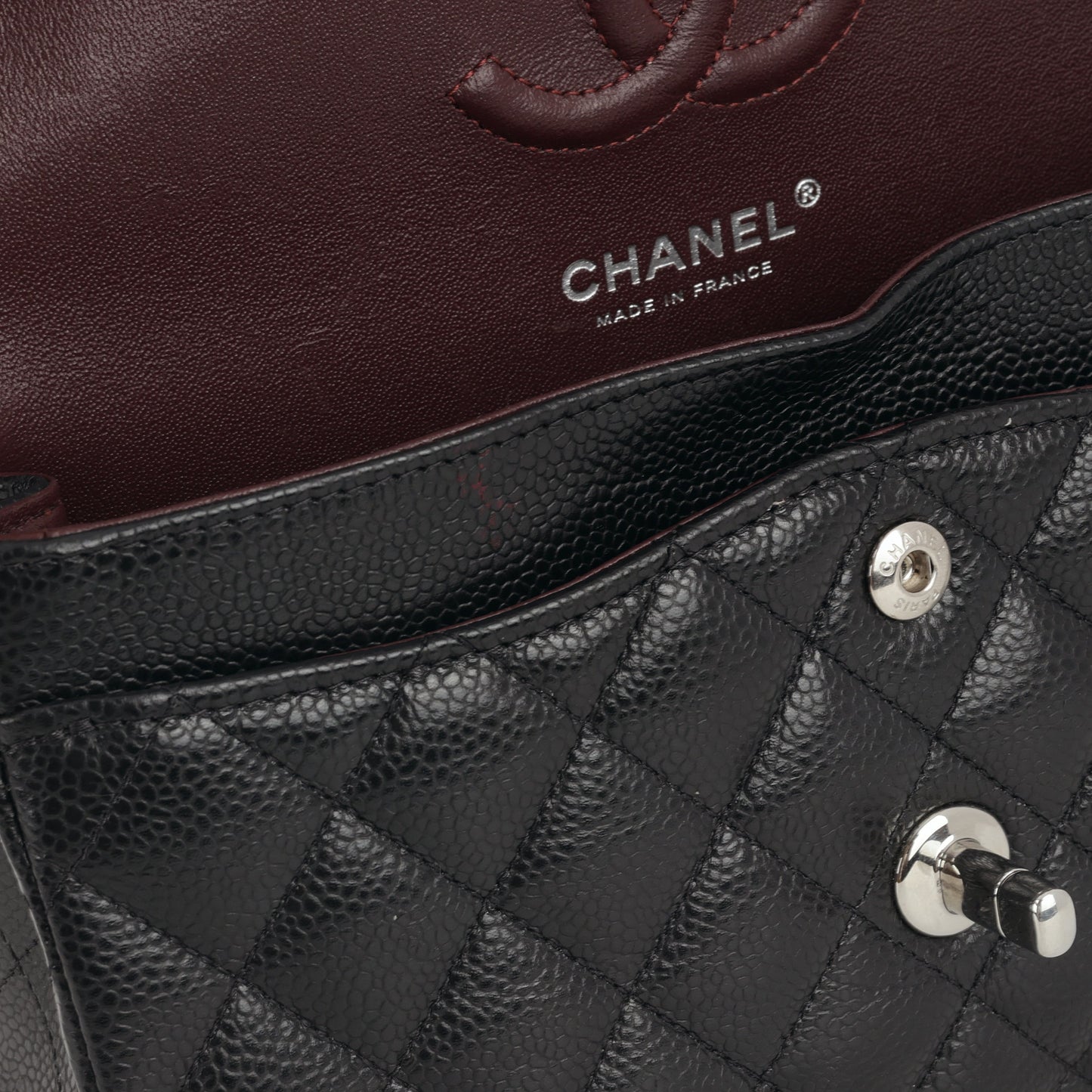 Chanel Small Classic Flap - Black Caviar | Silver Hardware