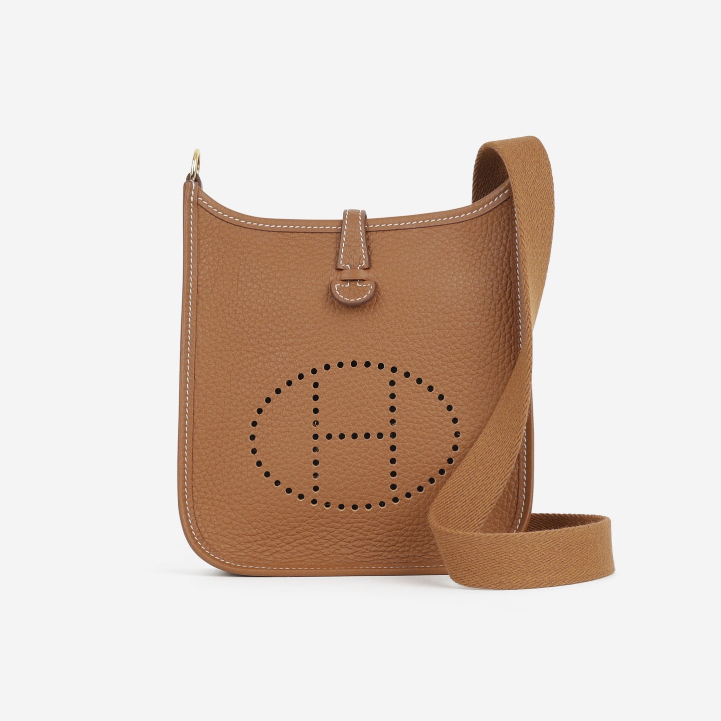 Hermès Mini Evelyne 16 - Gold Clemence | Gold Hardware