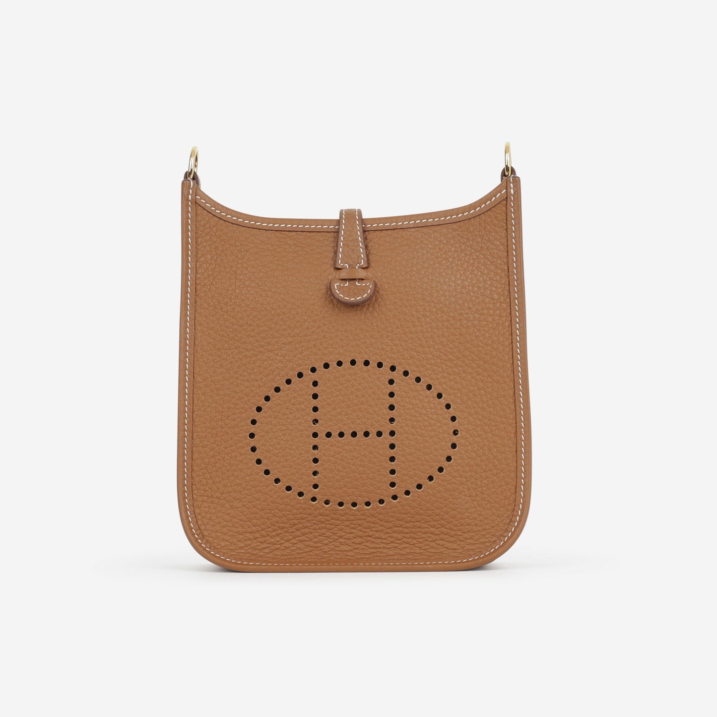 Hermès Mini Evelyne 16 - Gold Clemence | Gold Hardware