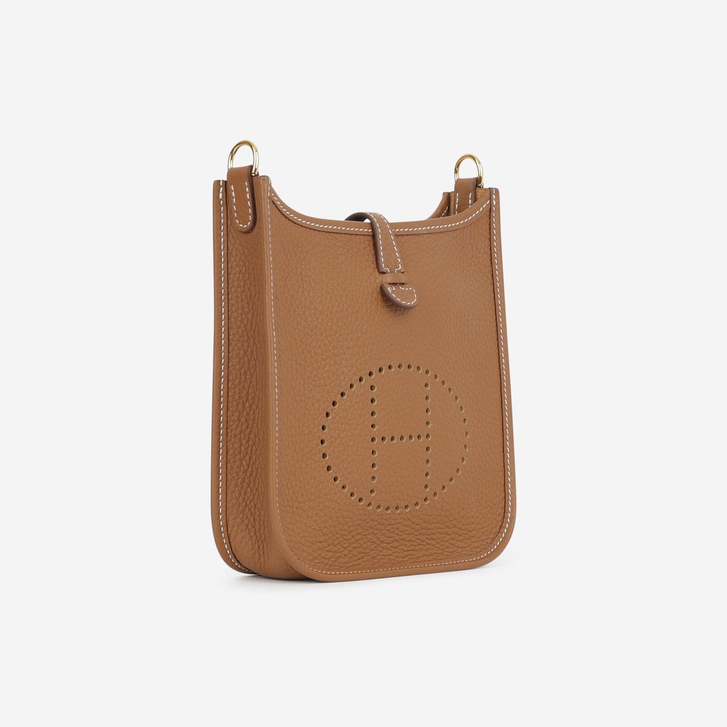 Hermès Mini Evelyne 16 - Gold Clemence | Gold Hardware
