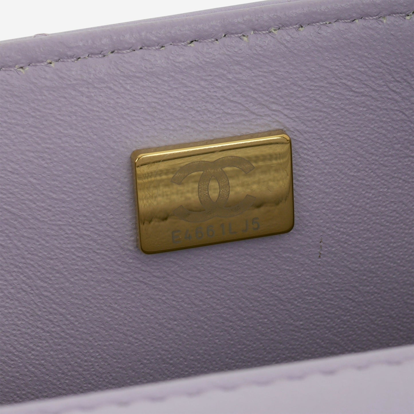 Chanel Mini Rectangular - Lilac Lambskin | Champagne Gold Hardware