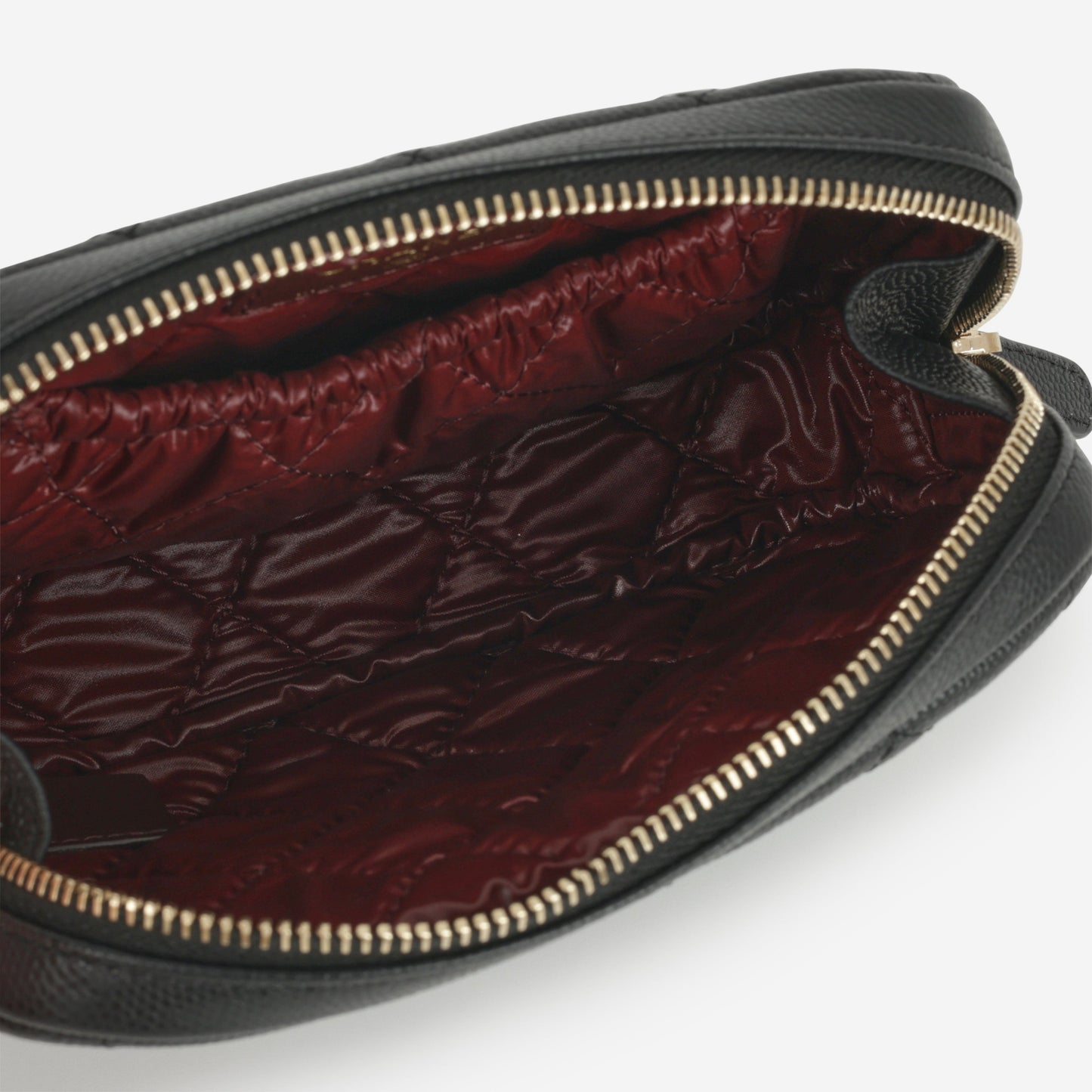 Chanel Small Curvy Cosmetic Pouch - Black Caviar | Gold Hardware