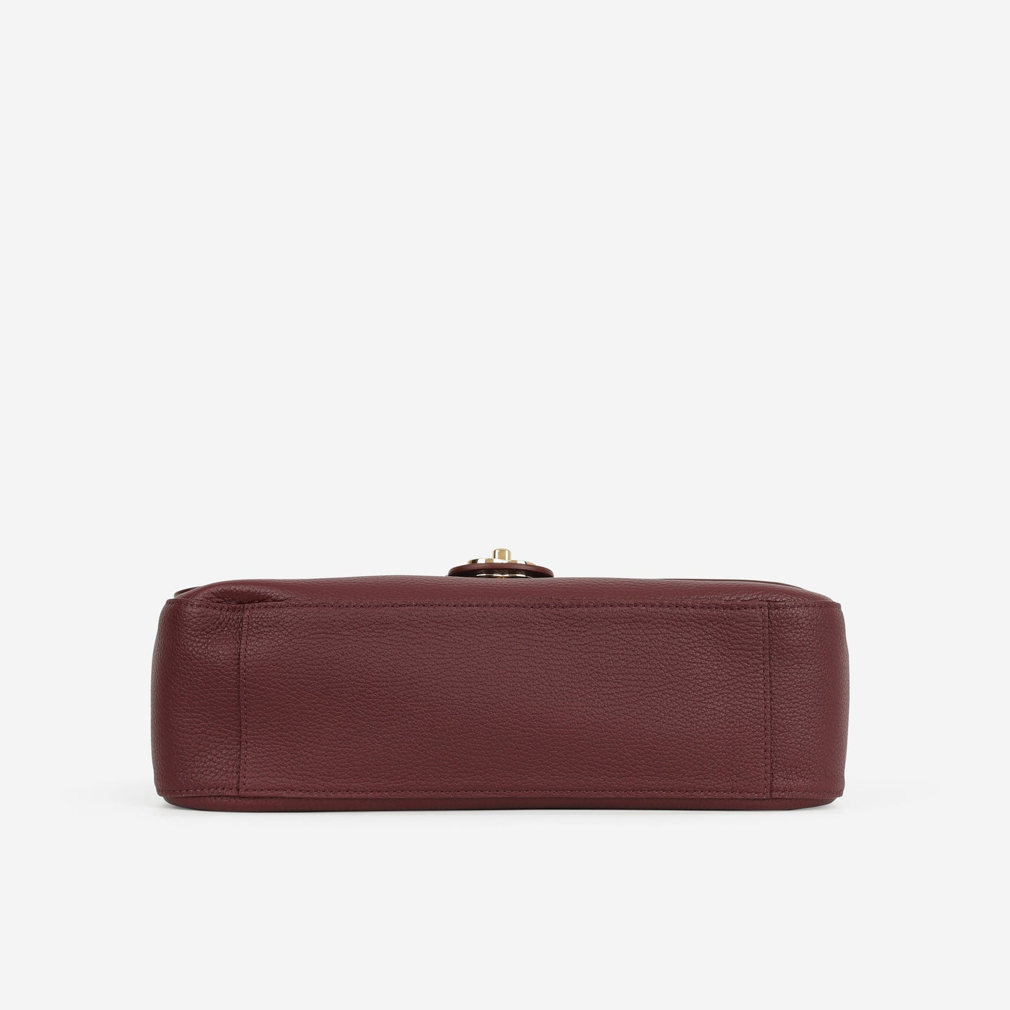 Chanel SS26 Maxi Flap Bag - Burgundy Grained Calfskin | Gold Hardware