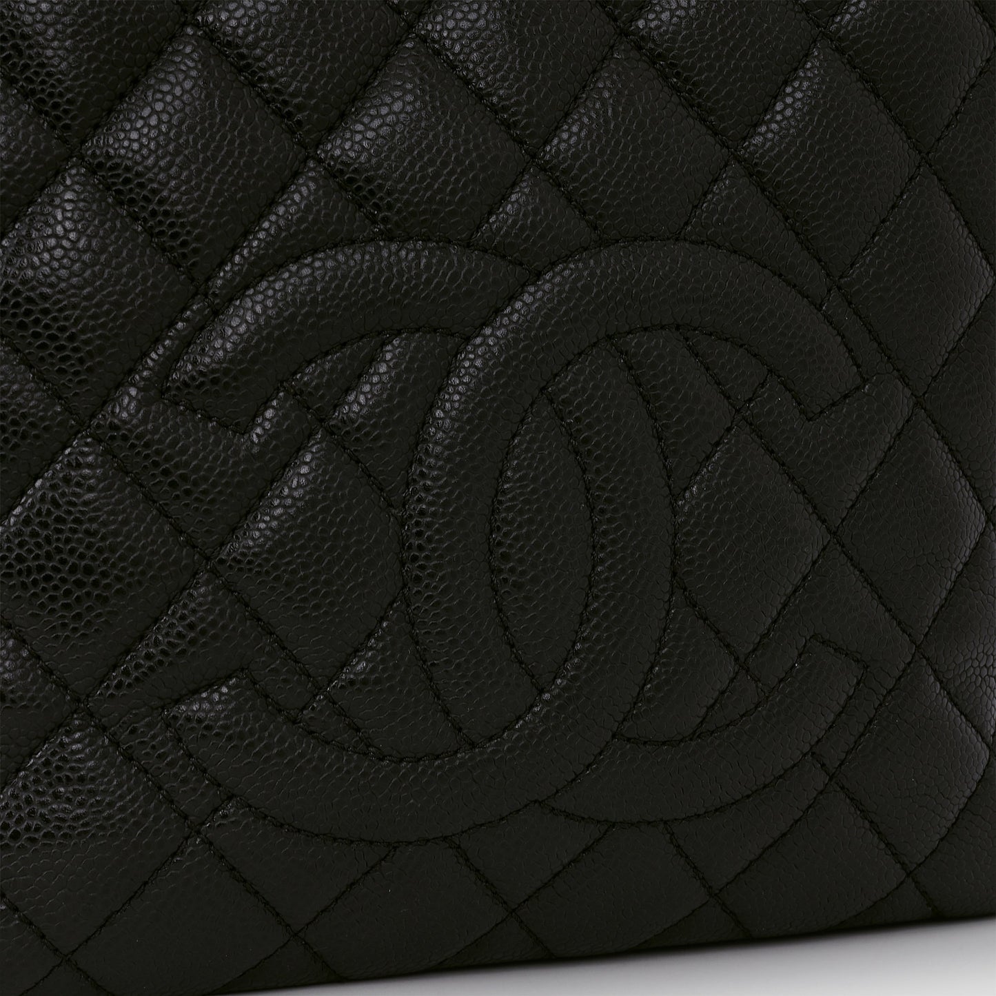 Chanel PST - Black Caviar | Gold Hardware