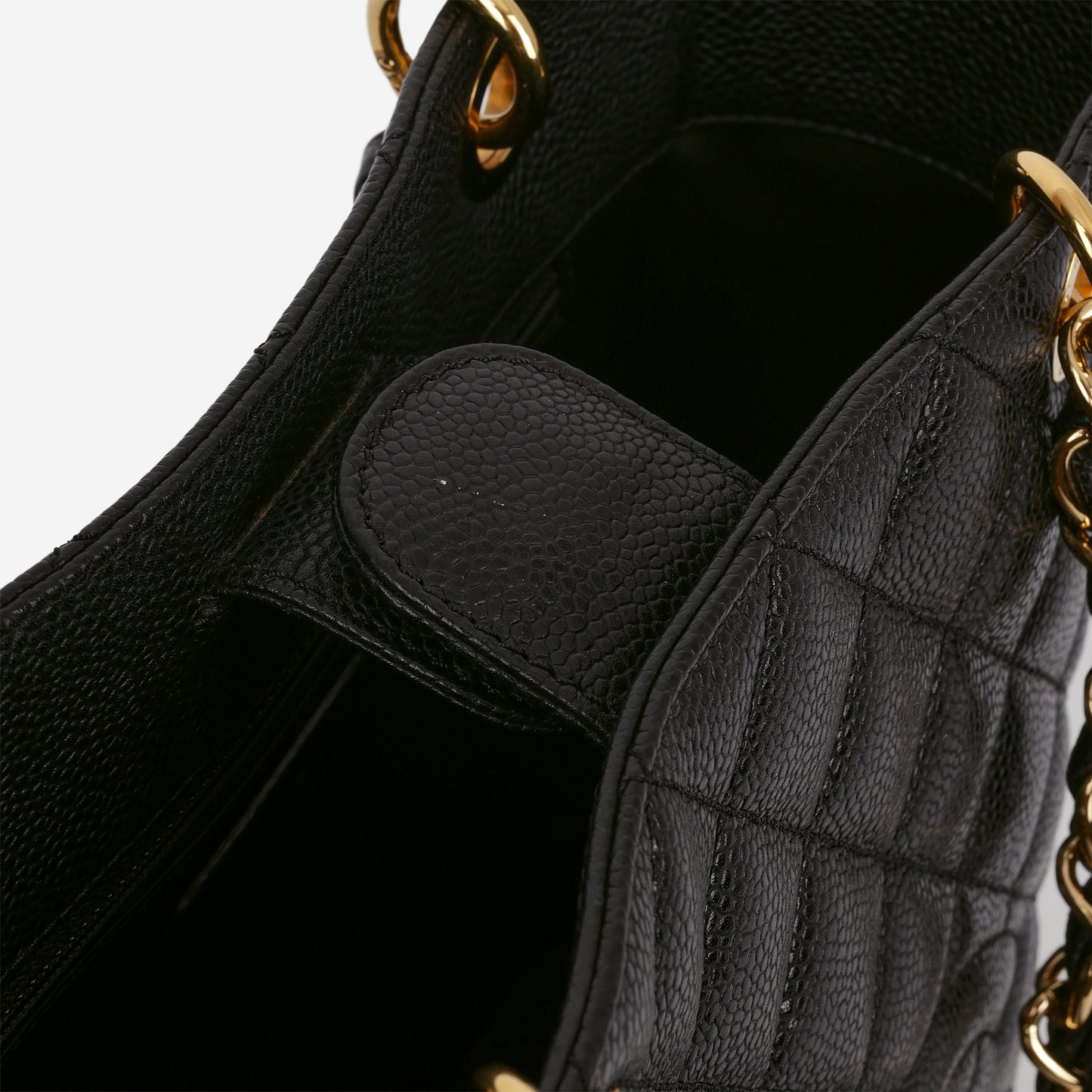 Chanel PST - Black Caviar | Gold Hardware