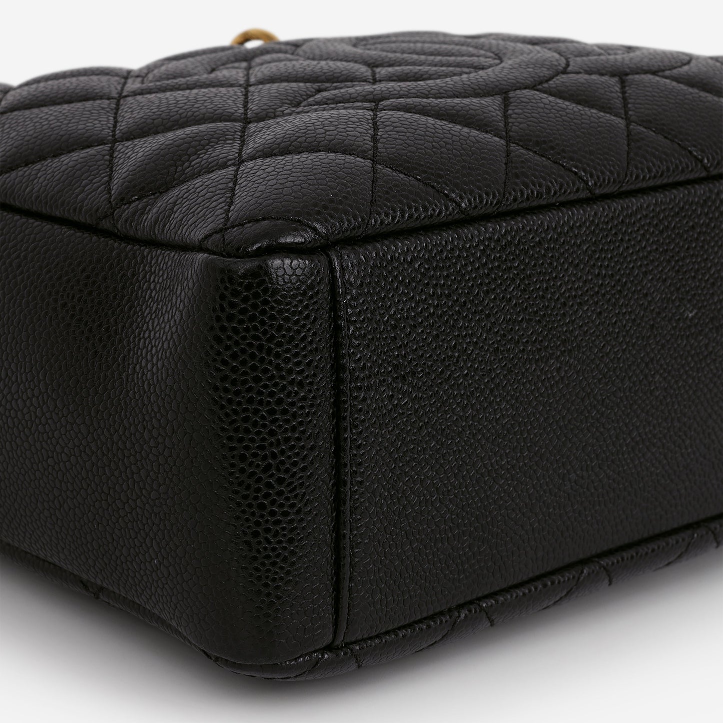 Chanel PST - Black Caviar | Gold Hardware