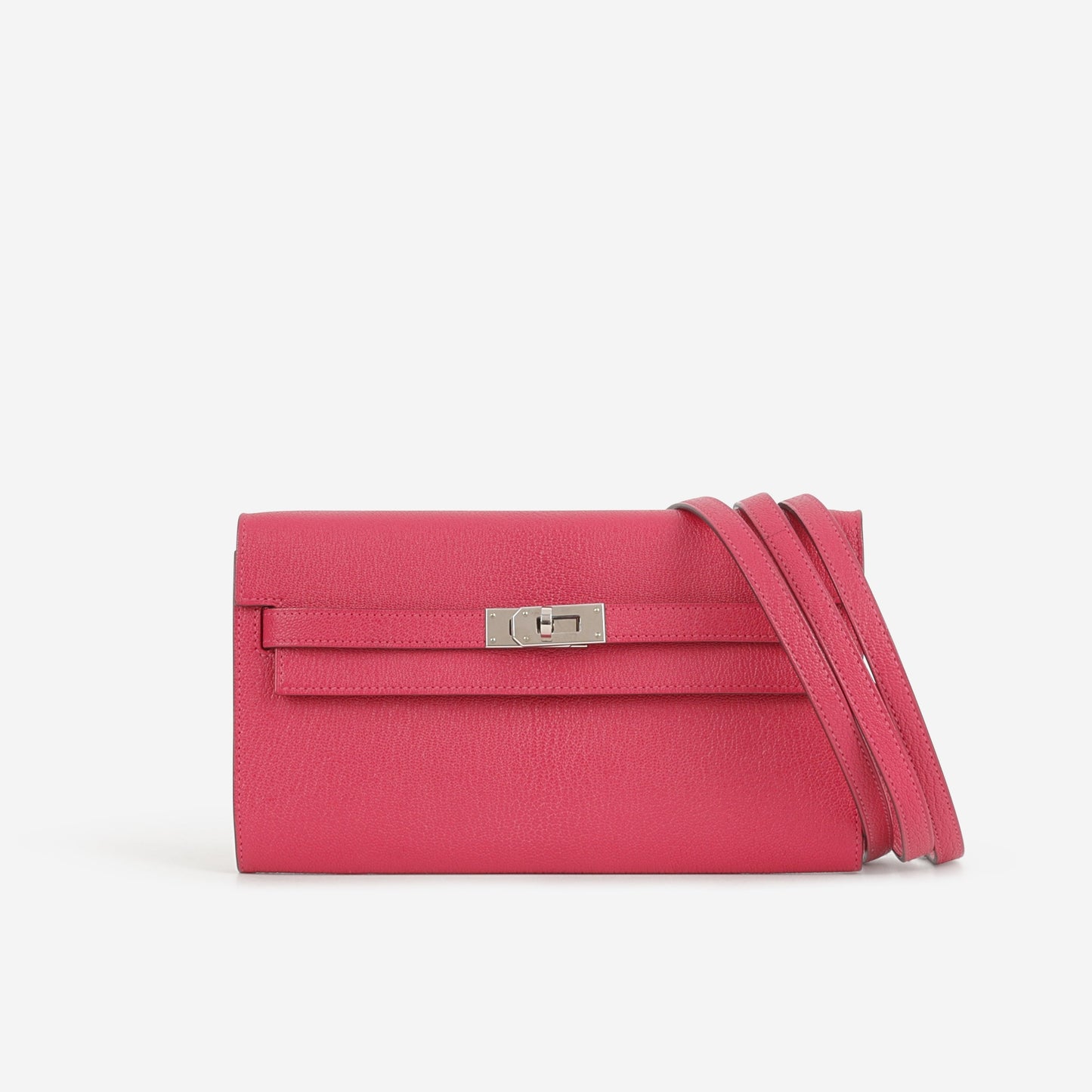 Hermès Kelly To Go Wallet - Rose Mexico Chevre | Palladium Hardware