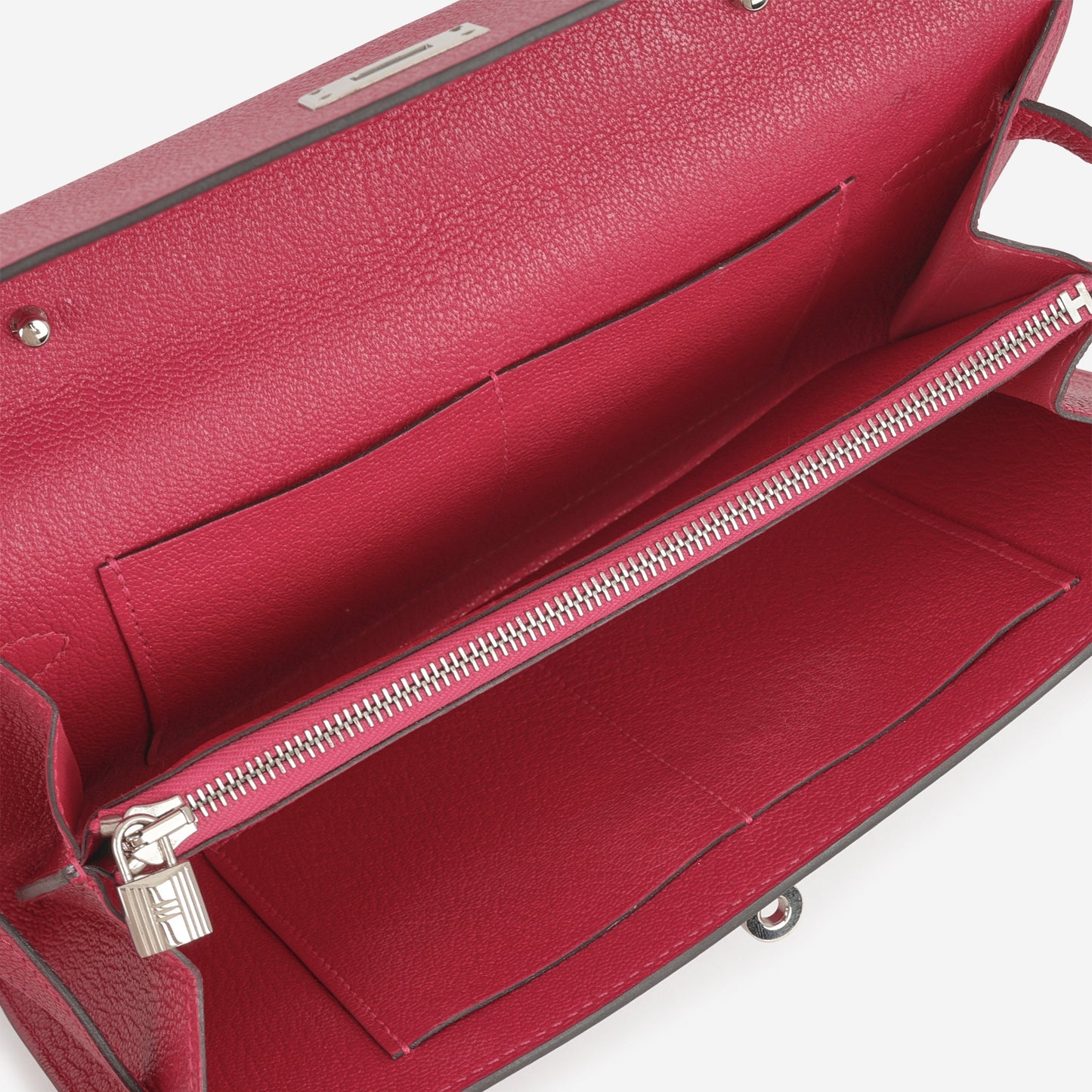 Hermès Kelly To Go Wallet - Rose Mexico Chevre | Palladium Hardware